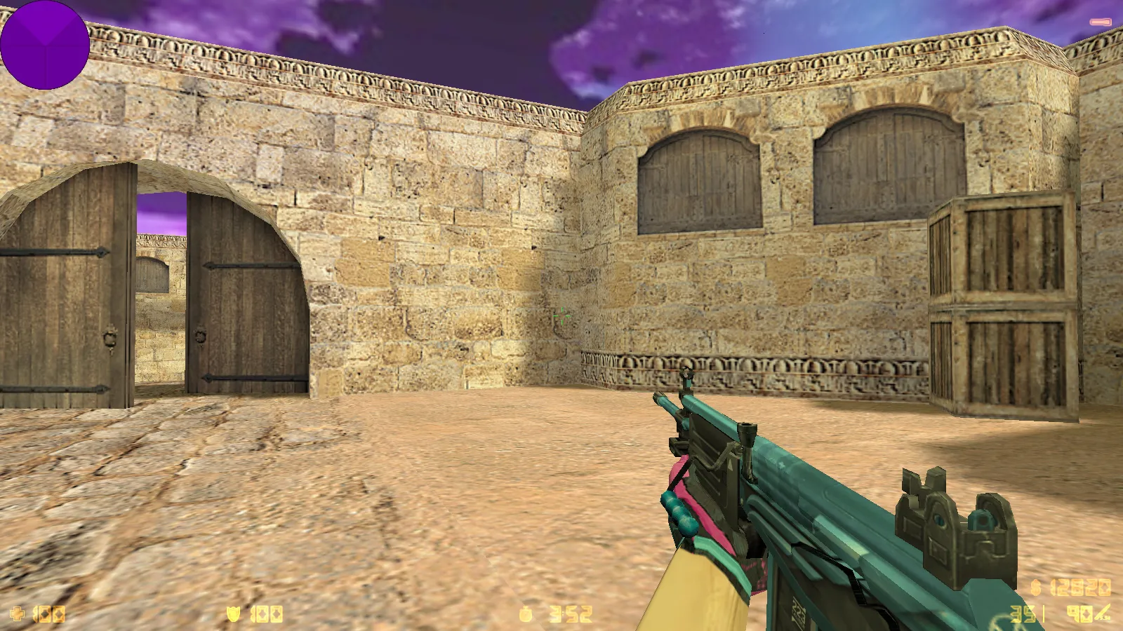 Скриншот  CS 1.6 от hoss: блогерская сборка с 9 новинками, скинами, звуками, черным меню и оптимизированным конфигом