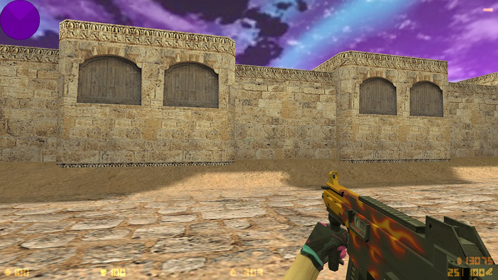 Скриншот  CS 1.6 от hoss: блогерская сборка с 9 новинками, скинами, звуками, черным меню и оптимизированным конфигом