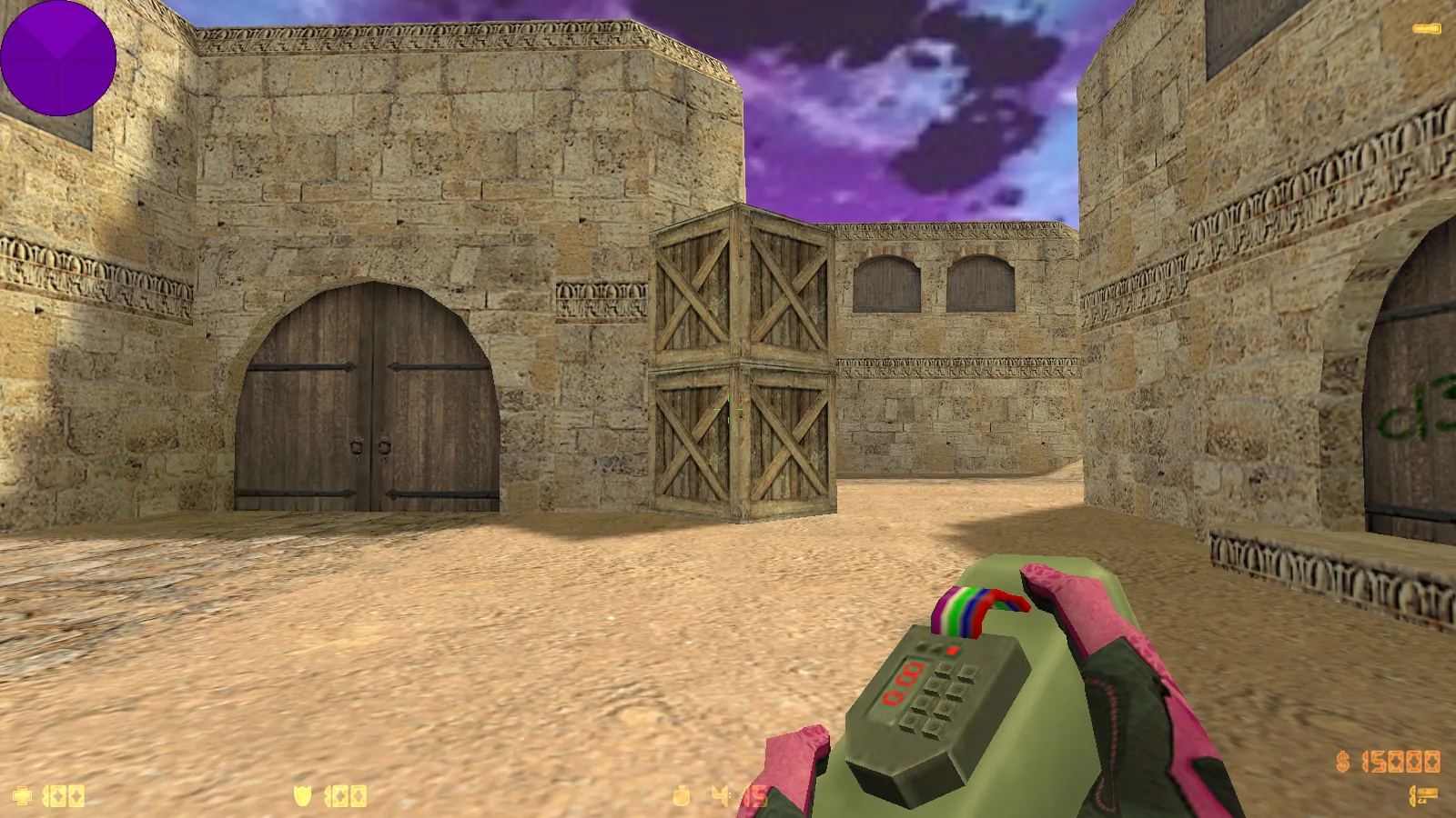 Скриншот  CS 1.6 от hoss: блогерская сборка с 9 новинками, скинами, звуками, черным меню и оптимизированным конфигом