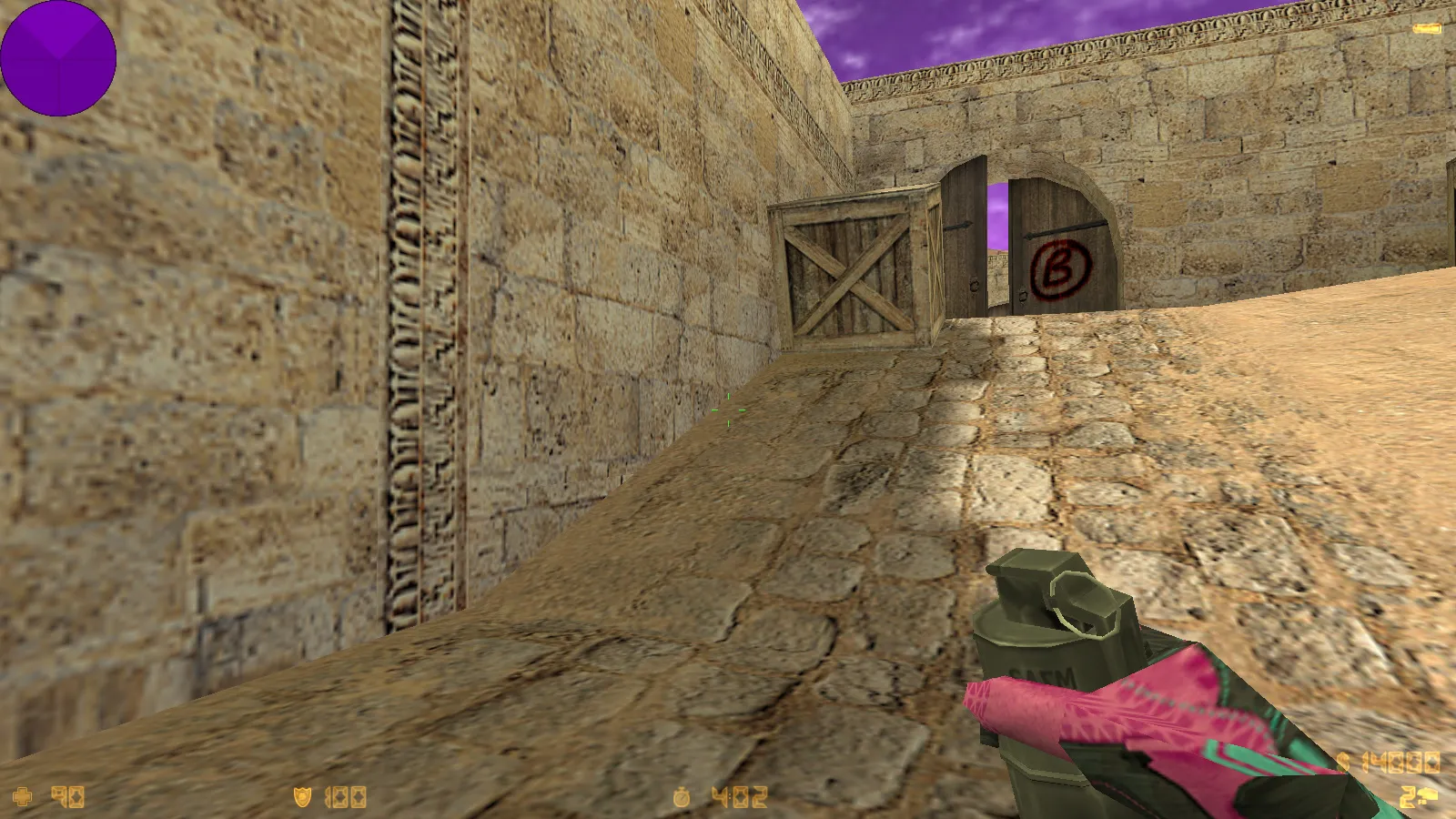 Скриншот  CS 1.6 от hoss: блогерская сборка с 9 новинками, скинами, звуками, черным меню и оптимизированным конфигом