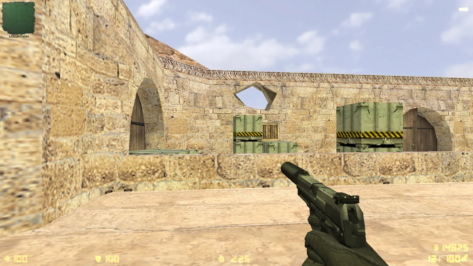 Скриншот  CS 1.6 iPlay: сборка с HD оружием, черным меню, звуками и оптимизированным конфигом