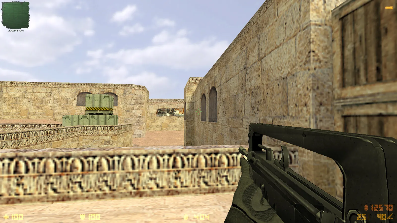 Скриншот  CS 1.6 iPlay: сборка с HD оружием, черным меню, звуками и оптимизированным конфигом