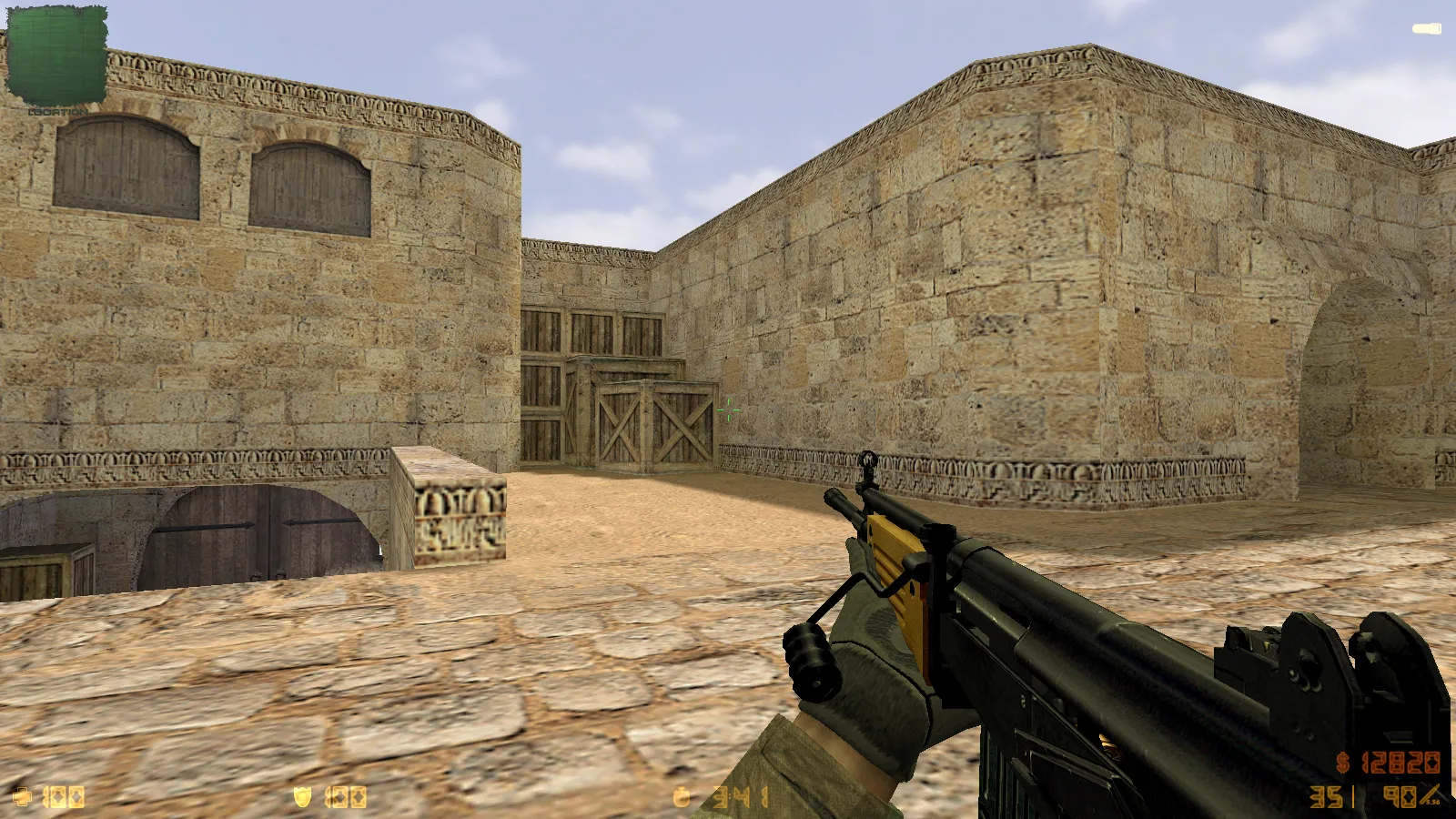 Скриншот  CS 1.6 iPlay: сборка с HD оружием, черным меню, звуками и оптимизированным конфигом