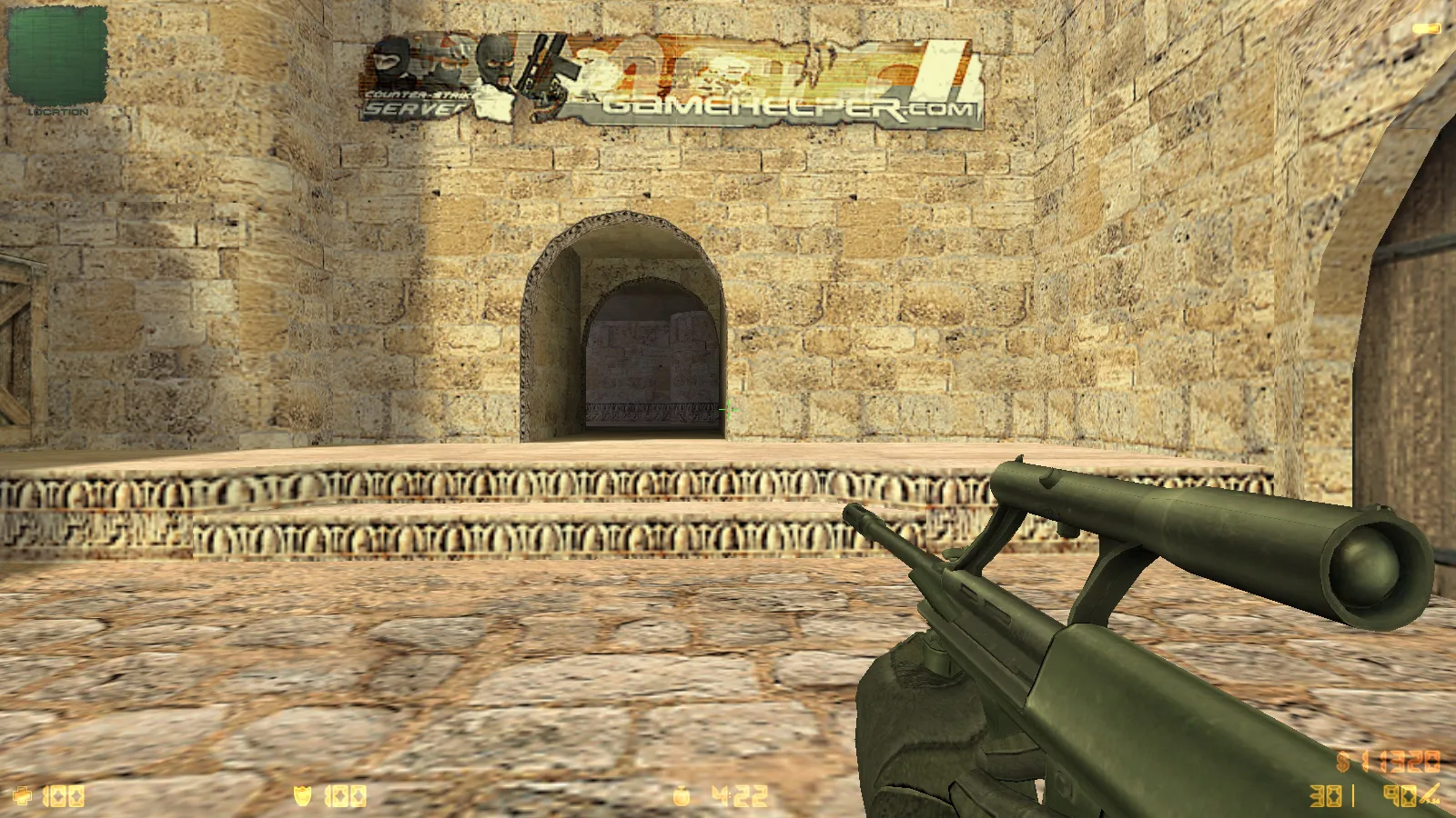 Скриншот  CS 1.6 iPlay: сборка с HD оружием, черным меню, звуками и оптимизированным конфигом