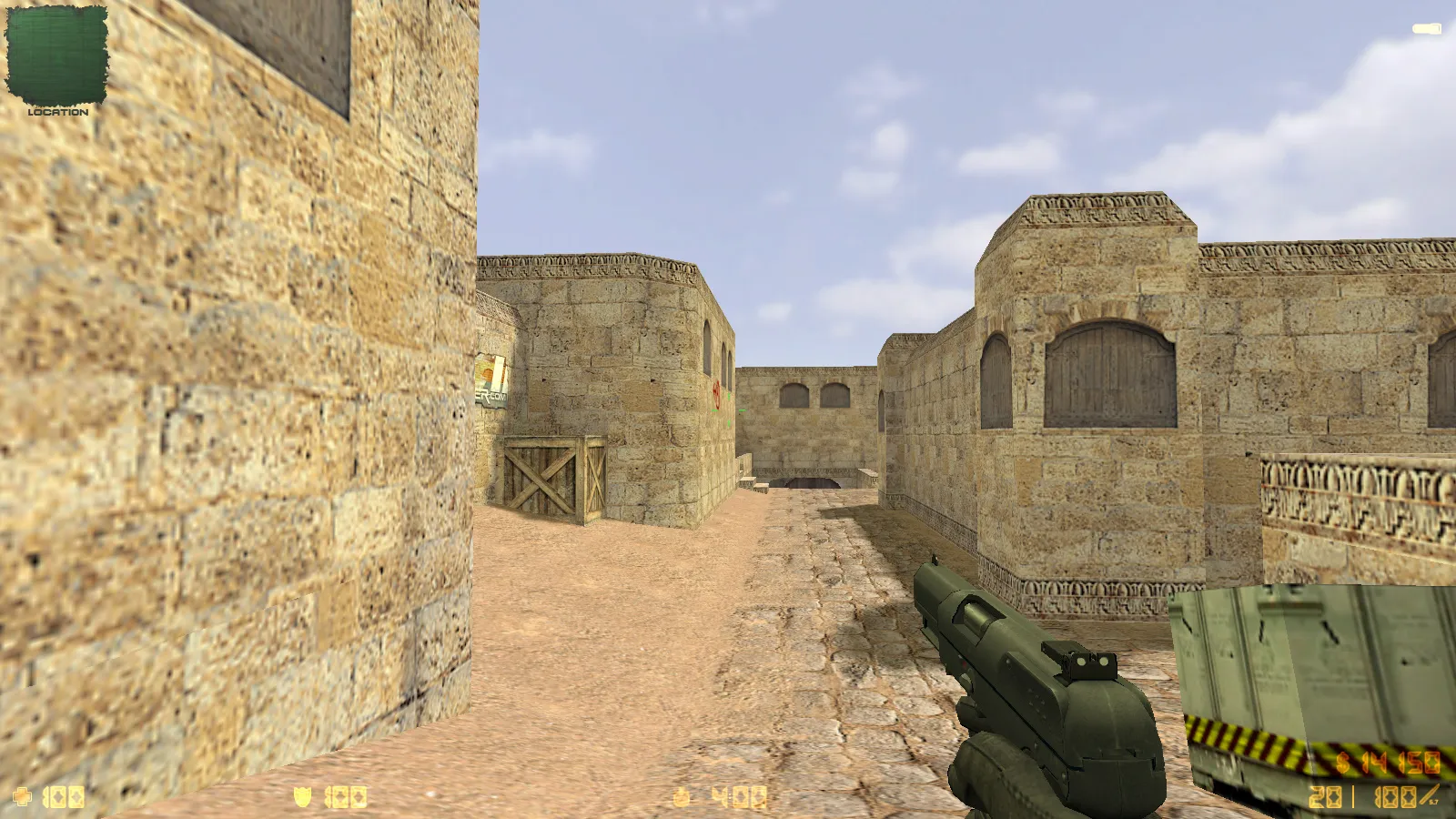 Скриншот  CS 1.6 iPlay: сборка с HD оружием, черным меню, звуками и оптимизированным конфигом