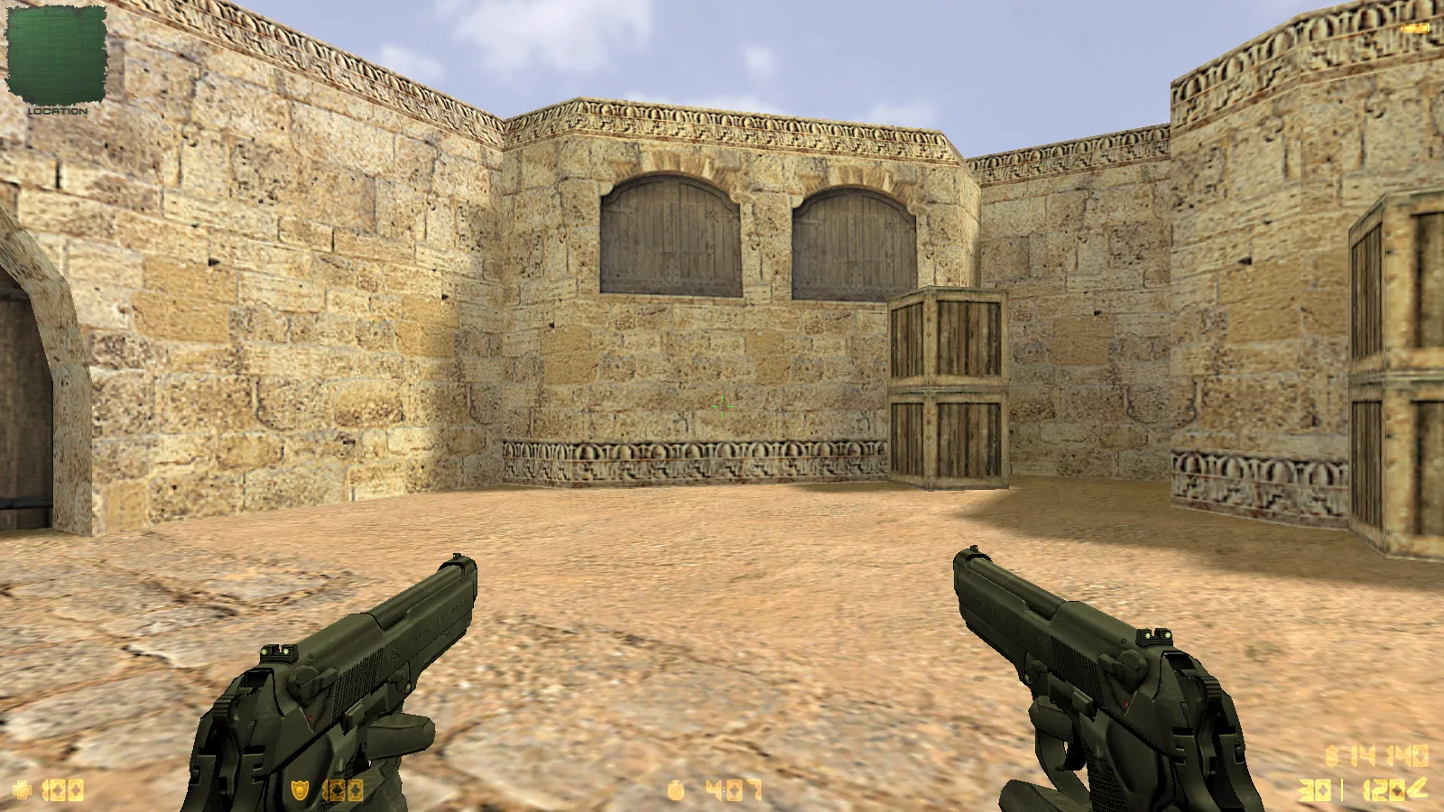 Скриншот  CS 1.6 iPlay: сборка с HD оружием, черным меню, звуками и оптимизированным конфигом