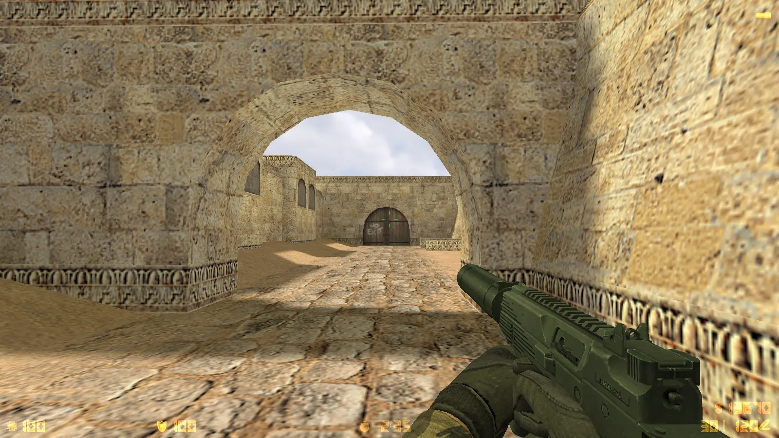 Скриншот  CS 1.6 iPlay: сборка с HD оружием, черным меню, звуками и оптимизированным конфигом