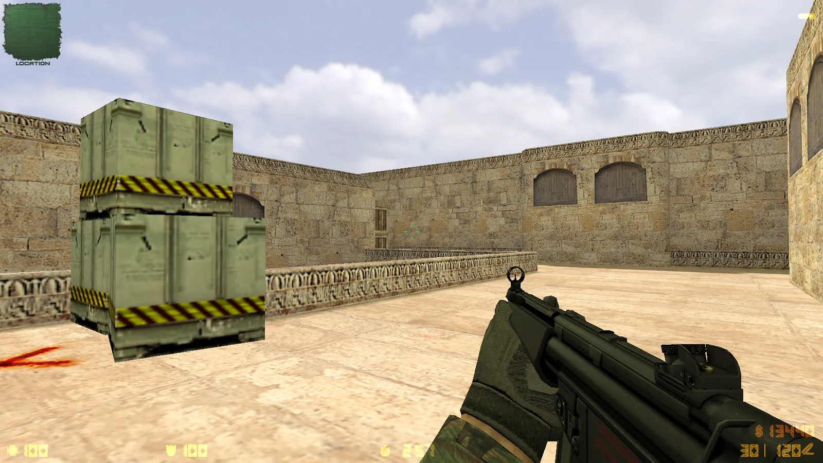 Скриншот  CS 1.6 iPlay: сборка с HD оружием, черным меню, звуками и оптимизированным конфигом