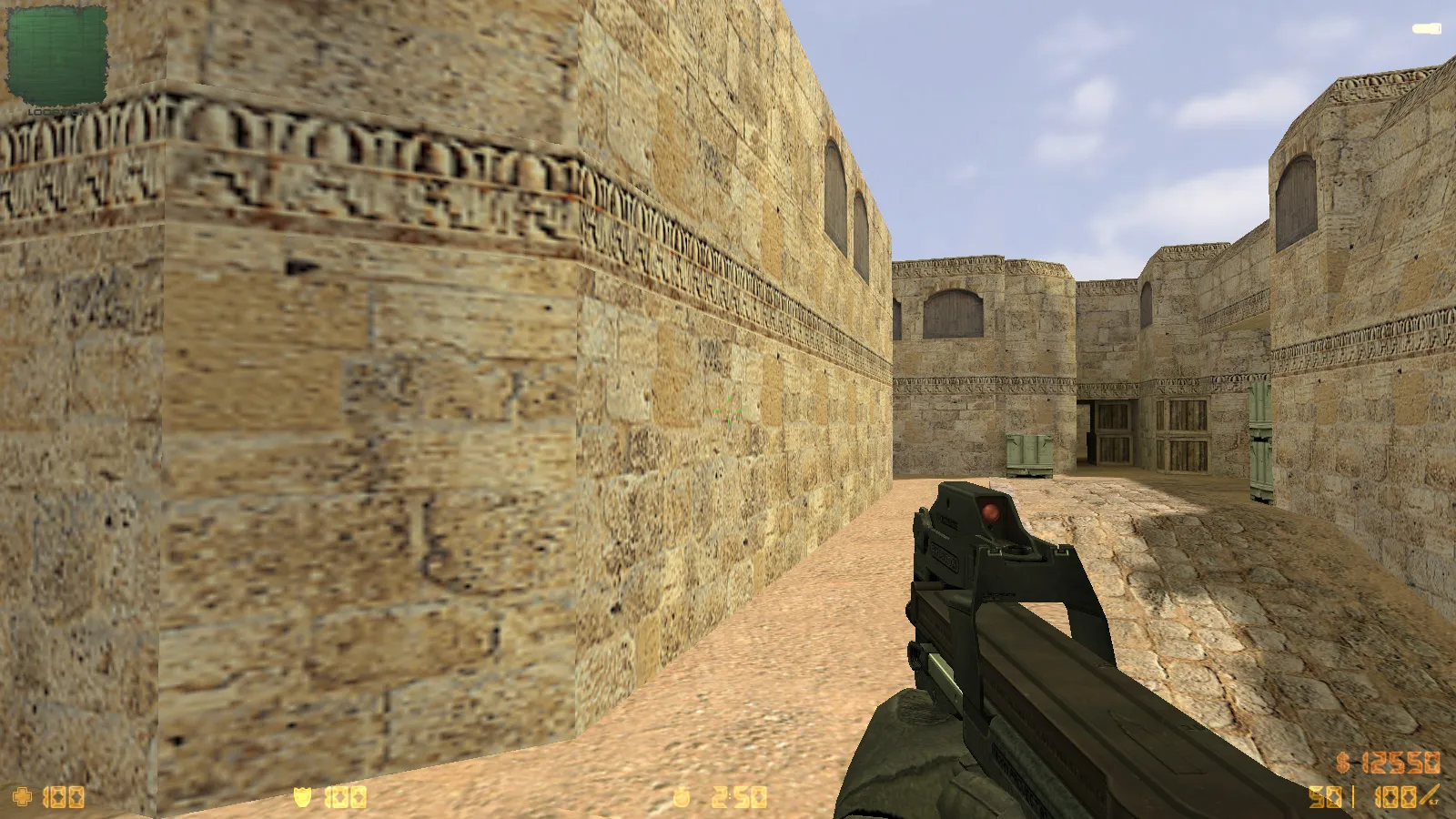 Скриншот  CS 1.6 iPlay: сборка с HD оружием, черным меню, звуками и оптимизированным конфигом