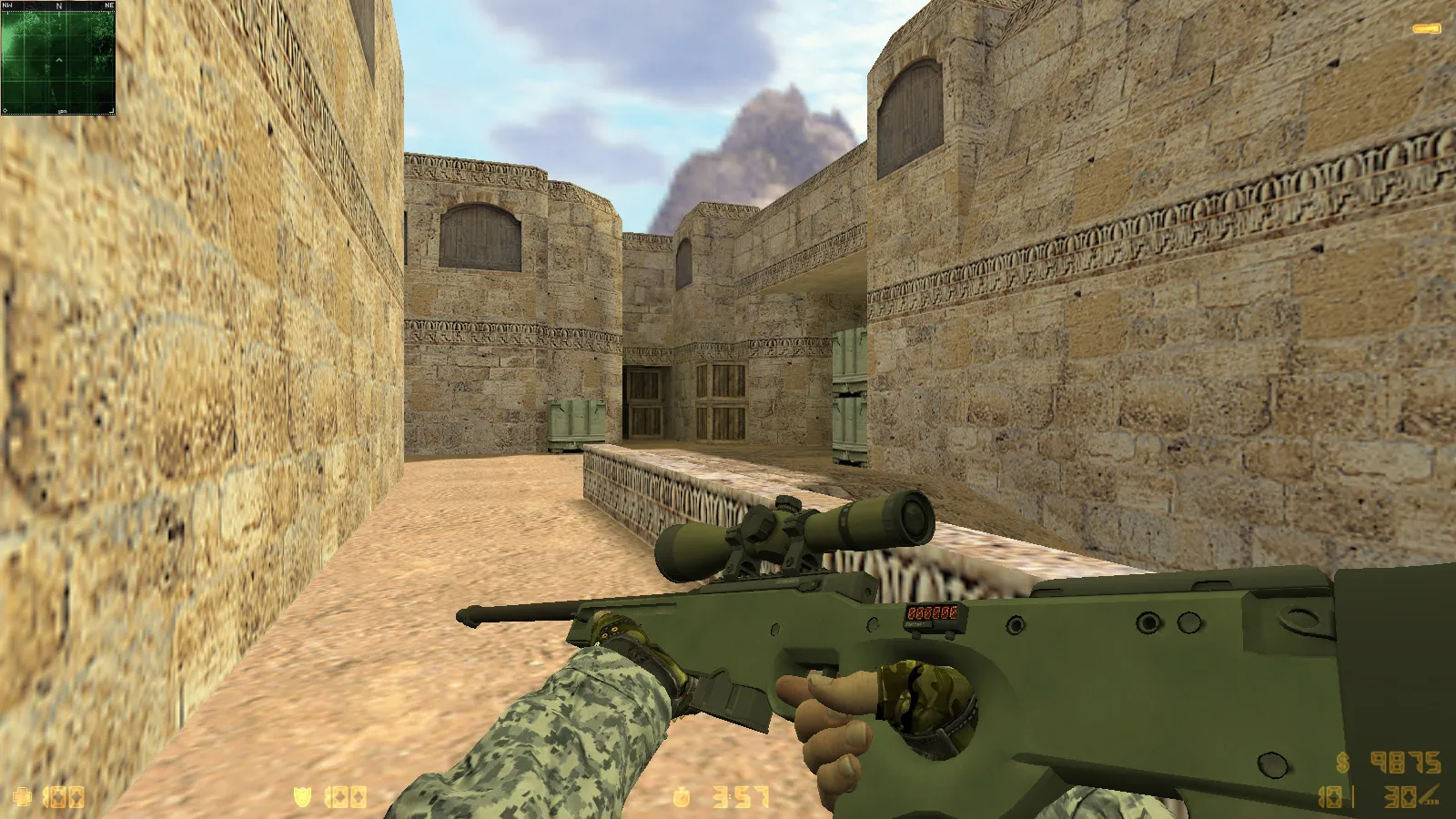 Скриншот  CS 1.6 Улучшенная сборка: оптимизация, чистый config.cfg, защита от MasterServer-подмены, Steam/Non-Steam, рейты 100k