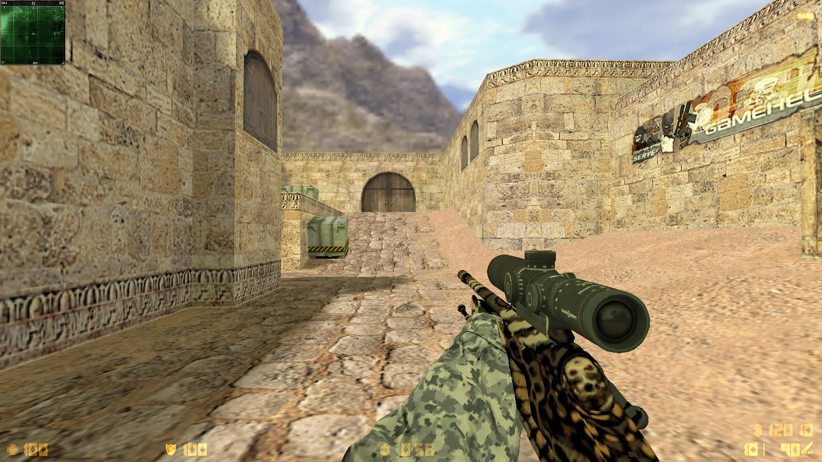 Скриншот  CS 1.6 Улучшенная сборка: оптимизация, чистый config.cfg, защита от MasterServer-подмены, Steam/Non-Steam, рейты 100k