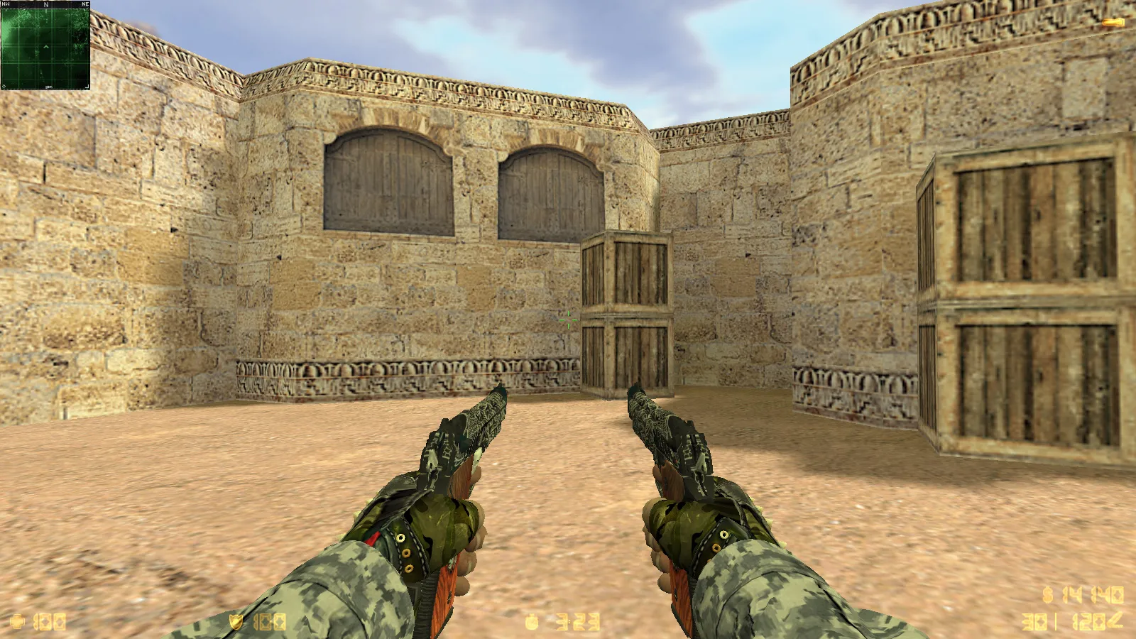 Скриншот  CS 1.6 Улучшенная сборка: оптимизация, чистый config.cfg, защита от MasterServer-подмены, Steam/Non-Steam, рейты 100k