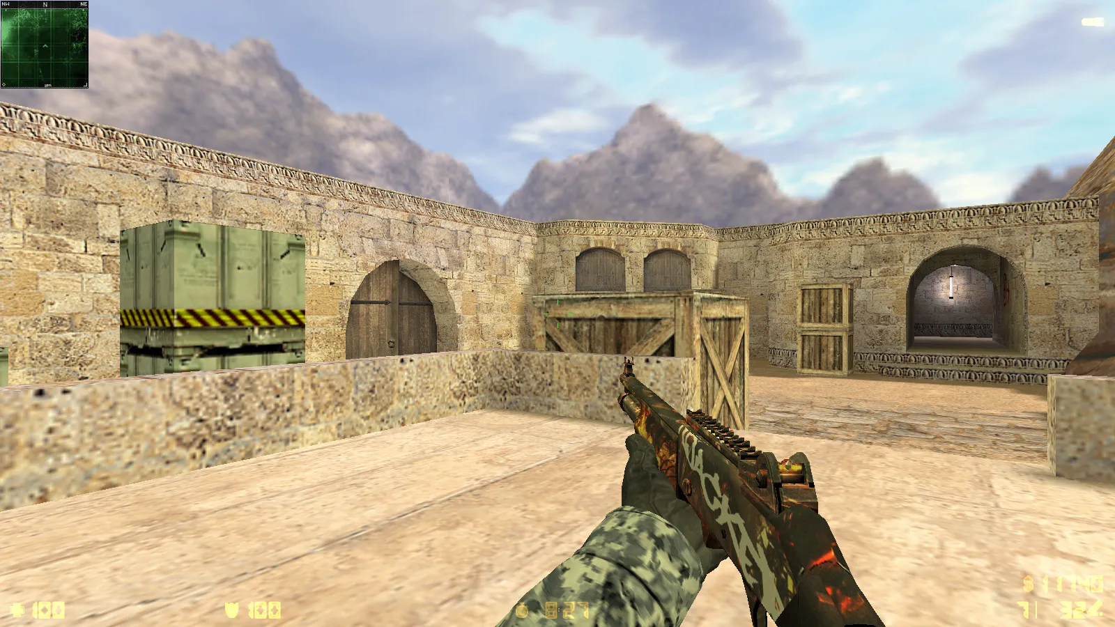 Скриншот  CS 1.6 Улучшенная сборка: оптимизация, чистый config.cfg, защита от MasterServer-подмены, Steam/Non-Steam, рейты 100k