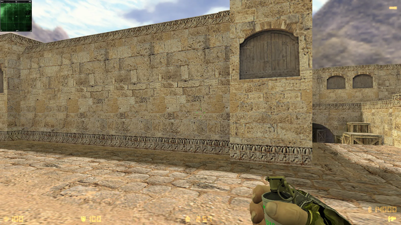 Скриншот  CS 1.6 Улучшенная сборка: оптимизация, чистый config.cfg, защита от MasterServer-подмены, Steam/Non-Steam, рейты 100k