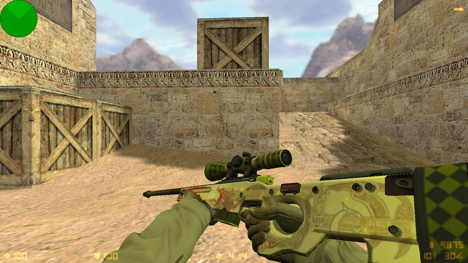 Скриншот  CS 1.6 от Infi1337: блогерская сборка с v_/p_/w_ оружием, скинами, звуками, музыкой и оптимизированным конфигом