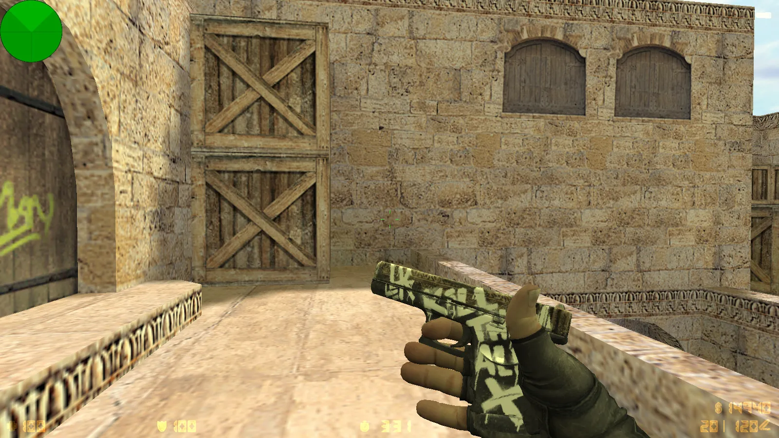 Скриншот  CS 1.6 от Infi1337: блогерская сборка с v_/p_/w_ оружием, скинами, звуками, музыкой и оптимизированным конфигом