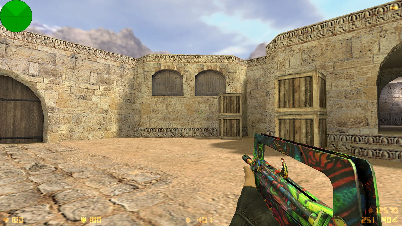 Скриншот  CS 1.6 от Infi1337: блогерская сборка с v_/p_/w_ оружием, скинами, звуками, музыкой и оптимизированным конфигом