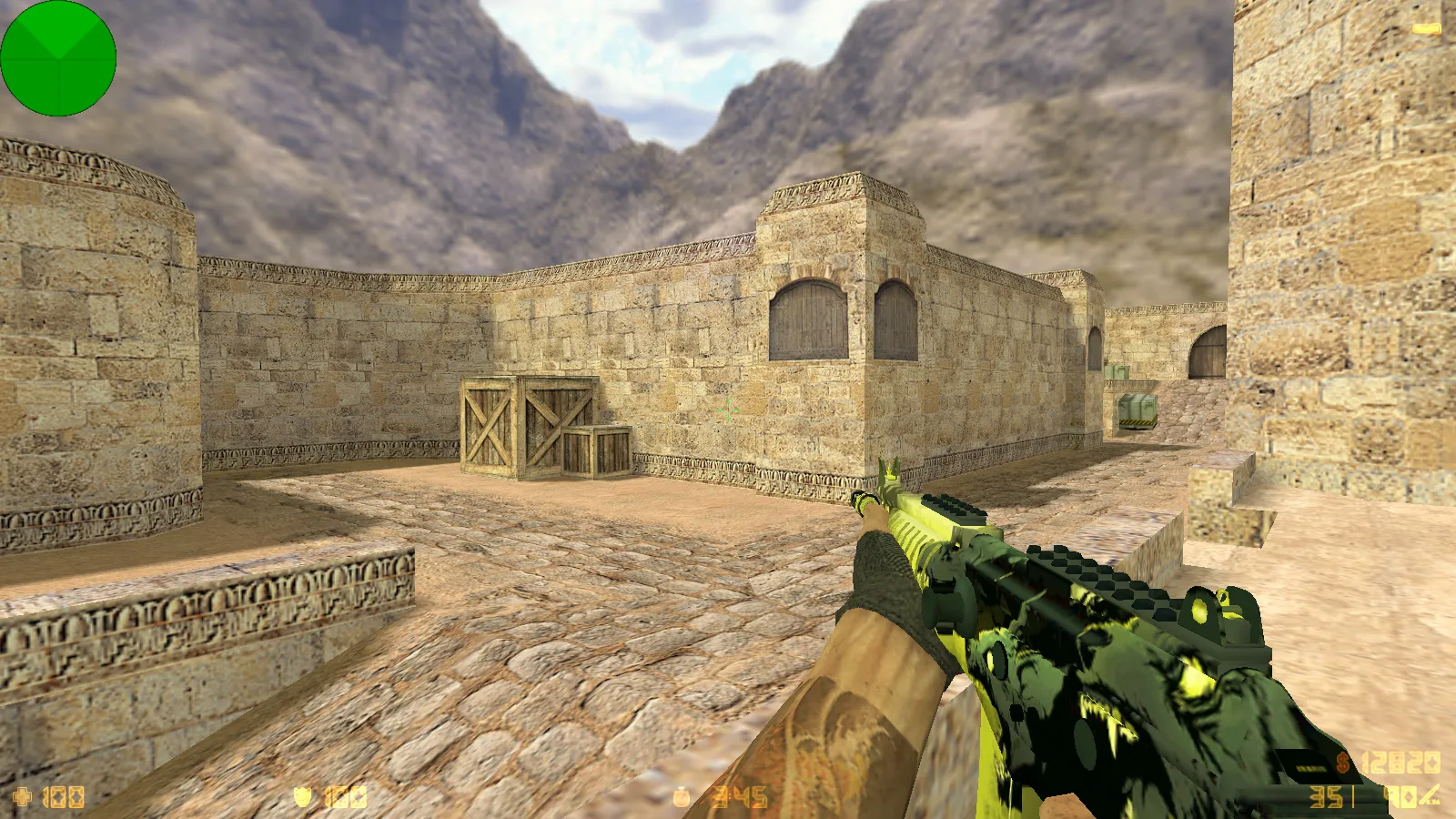 Скриншот  CS 1.6 от Infi1337: блогерская сборка с v_/p_/w_ оружием, скинами, звуками, музыкой и оптимизированным конфигом