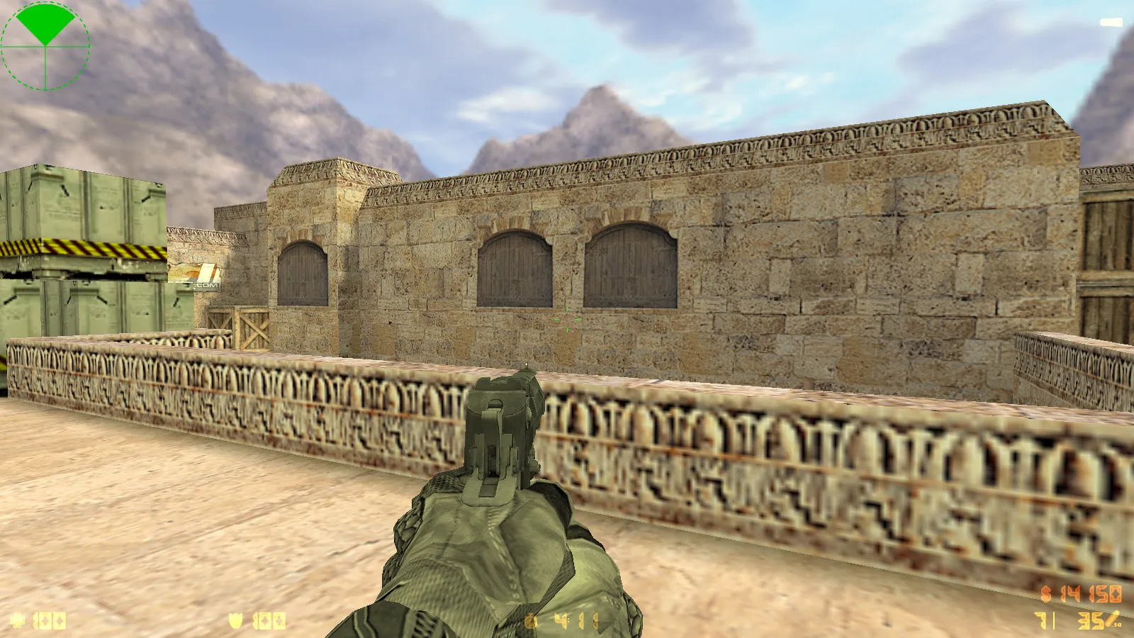 Скриншот  CS 1.6 Insane — сборка с 29 моделями оружия, темным меню, новыми перчатками, звуками и оптимизированным config.cfg