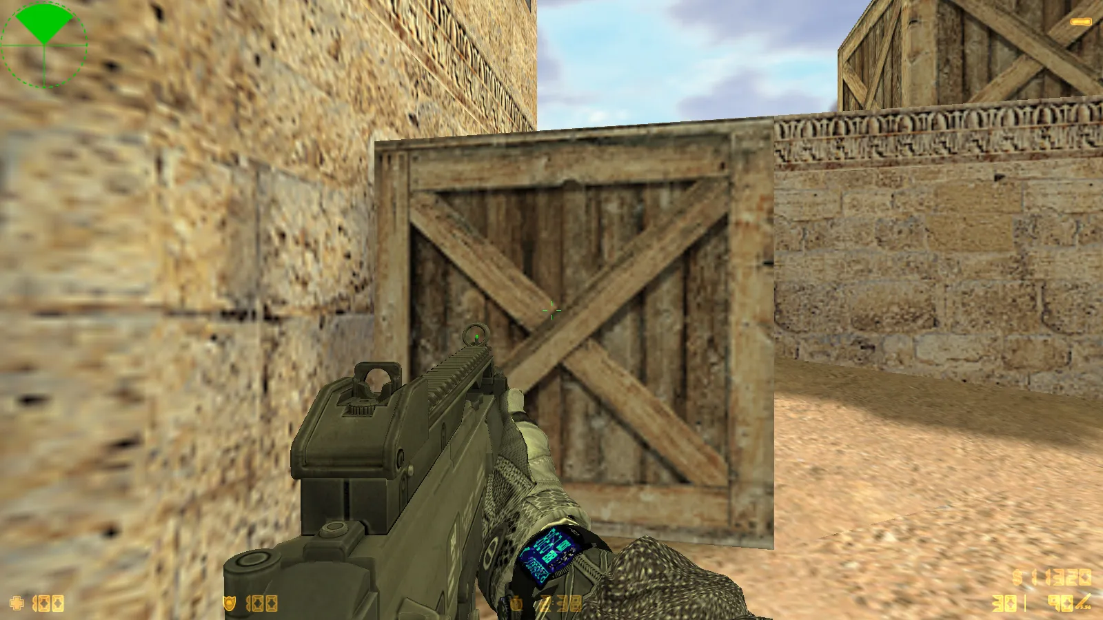 Скриншот  CS 1.6 Insane — сборка с 29 моделями оружия, темным меню, новыми перчатками, звуками и оптимизированным config.cfg