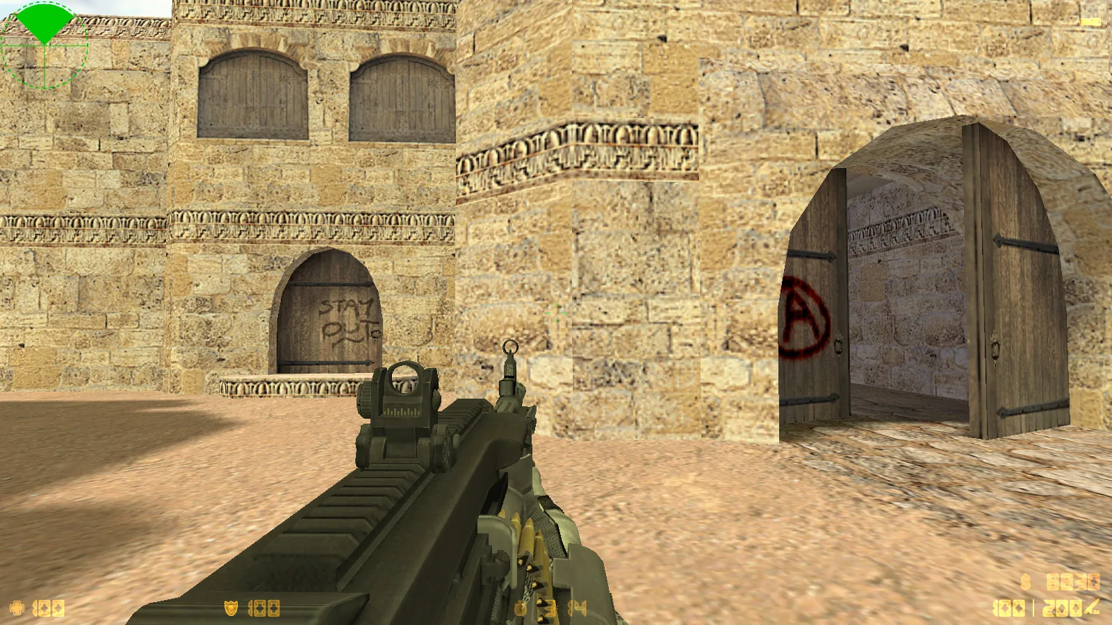 Скриншот  CS 1.6 Insane — сборка с 29 моделями оружия, темным меню, новыми перчатками, звуками и оптимизированным config.cfg