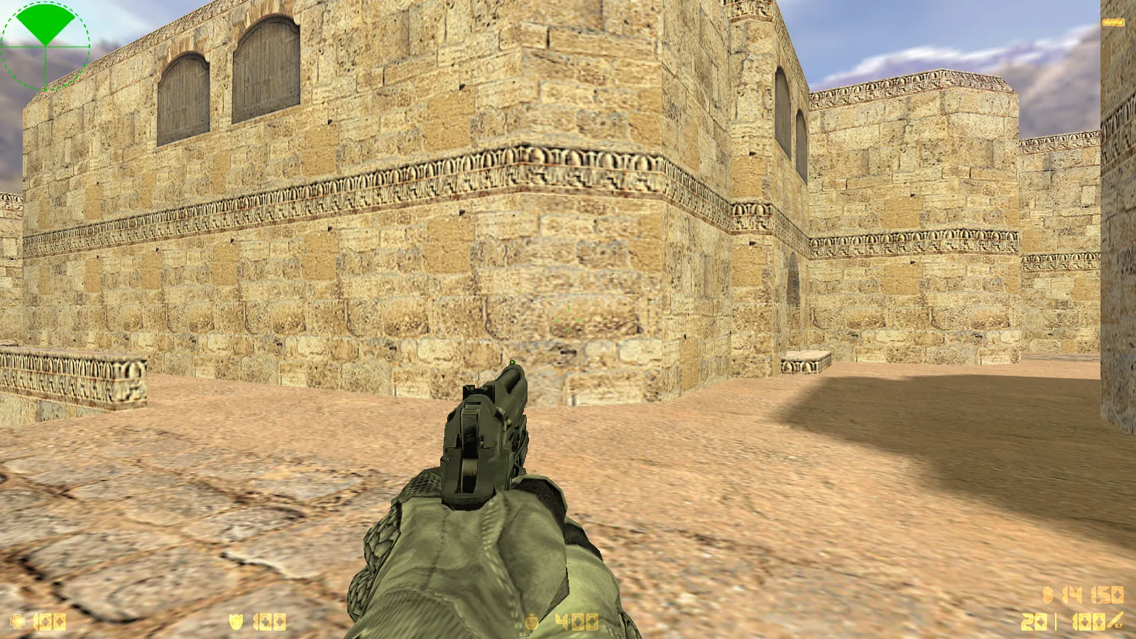 Скриншот  CS 1.6 Insane — сборка с 29 моделями оружия, темным меню, новыми перчатками, звуками и оптимизированным config.cfg