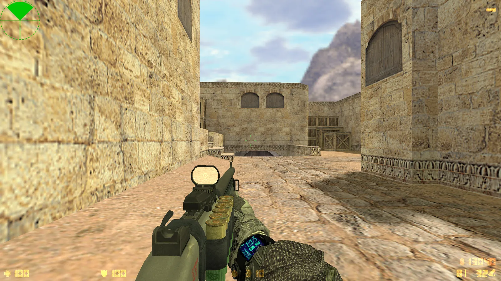 Скриншот  CS 1.6 Insane — сборка с 29 моделями оружия, темным меню, новыми перчатками, звуками и оптимизированным config.cfg