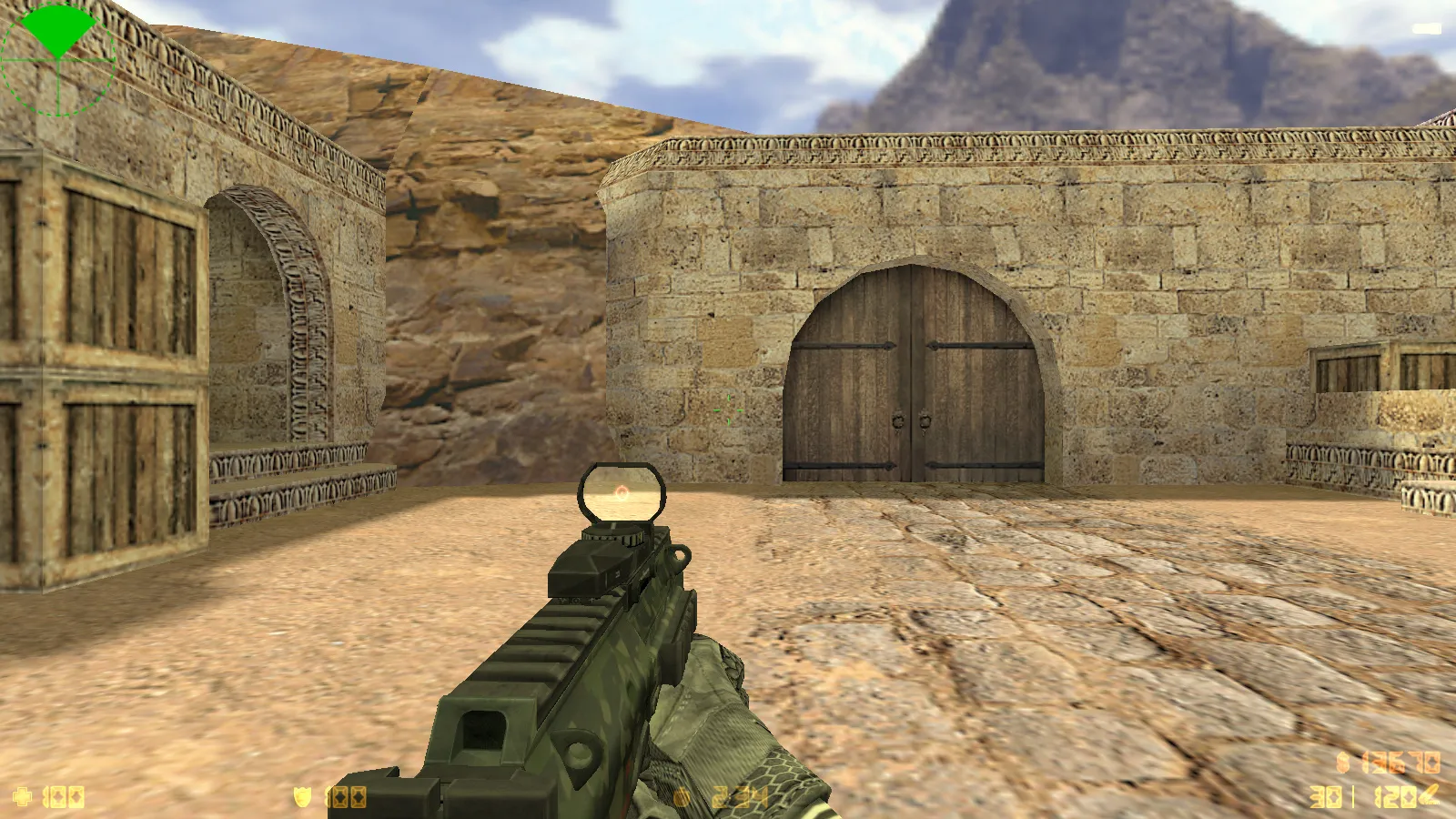 Скриншот  CS 1.6 Insane — сборка с 29 моделями оружия, темным меню, новыми перчатками, звуками и оптимизированным config.cfg