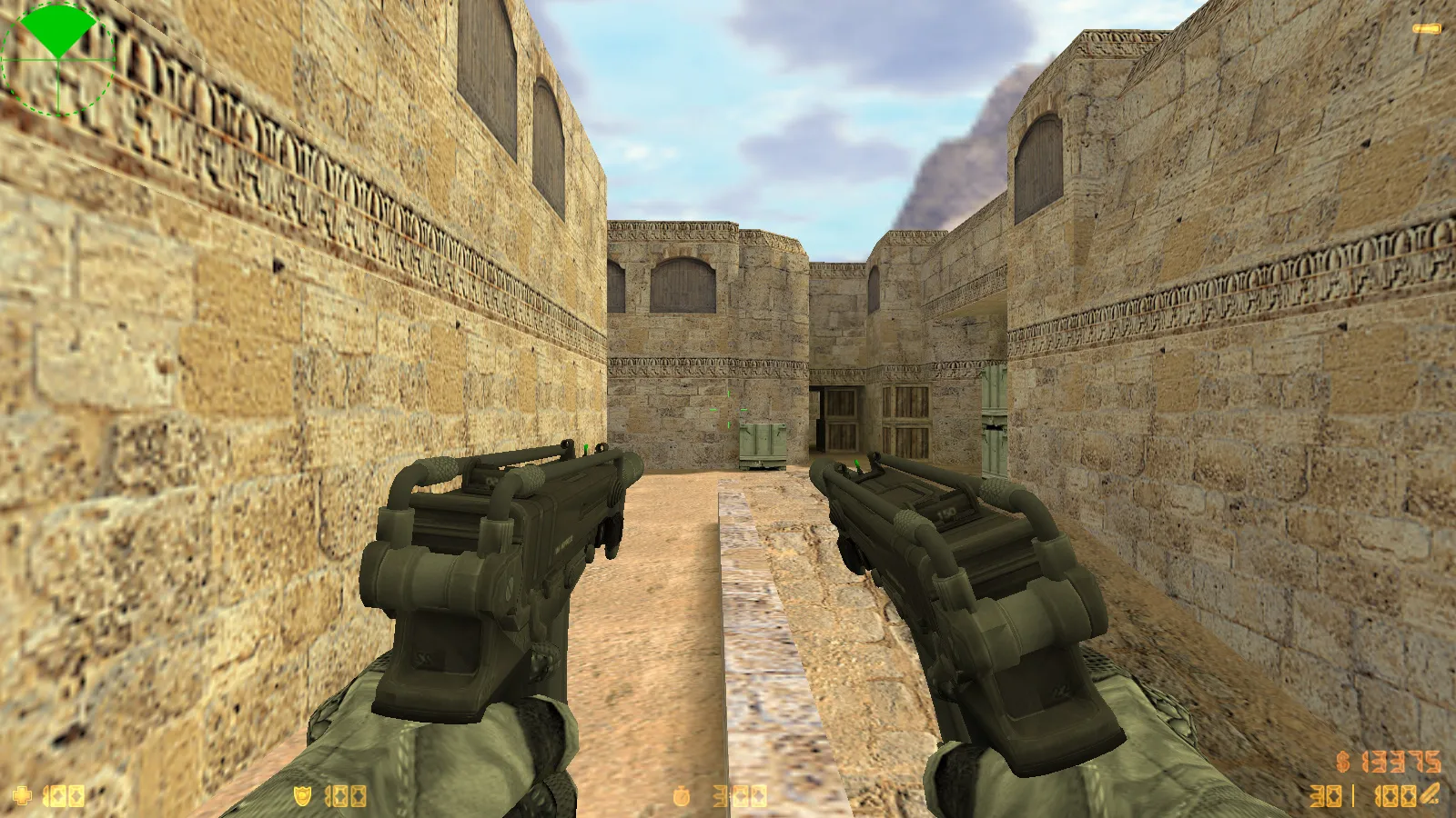 Скриншот  CS 1.6 Insane — сборка с 29 моделями оружия, темным меню, новыми перчатками, звуками и оптимизированным config.cfg