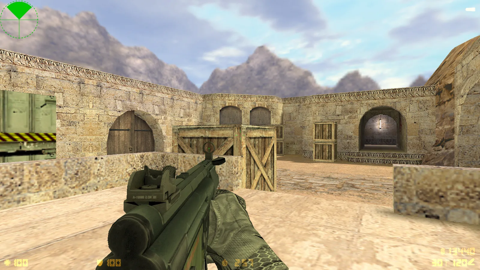 Скриншот  CS 1.6 Insane — сборка с 29 моделями оружия, темным меню, новыми перчатками, звуками и оптимизированным config.cfg