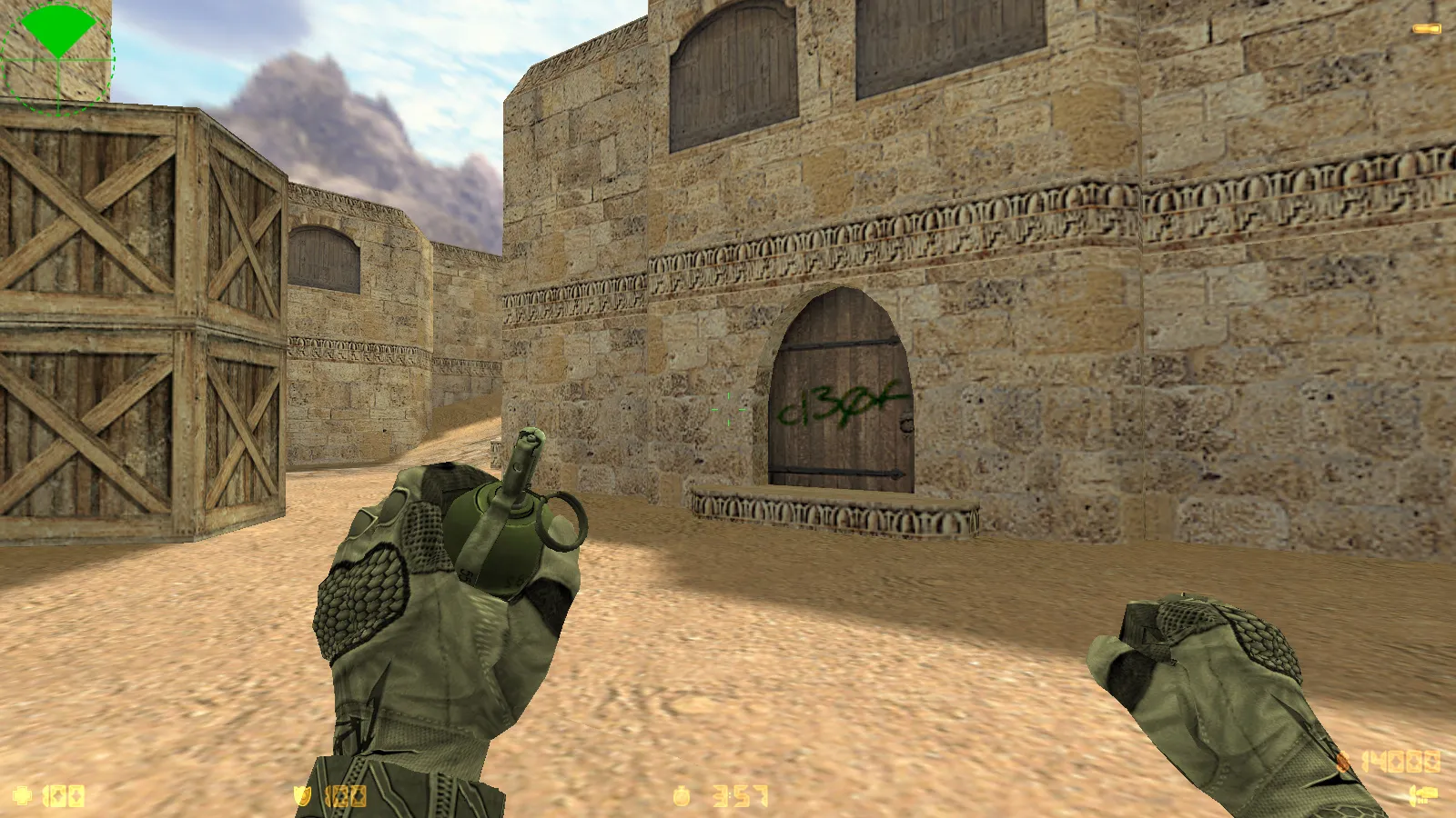 Скриншот  CS 1.6 Insane — сборка с 29 моделями оружия, темным меню, новыми перчатками, звуками и оптимизированным config.cfg