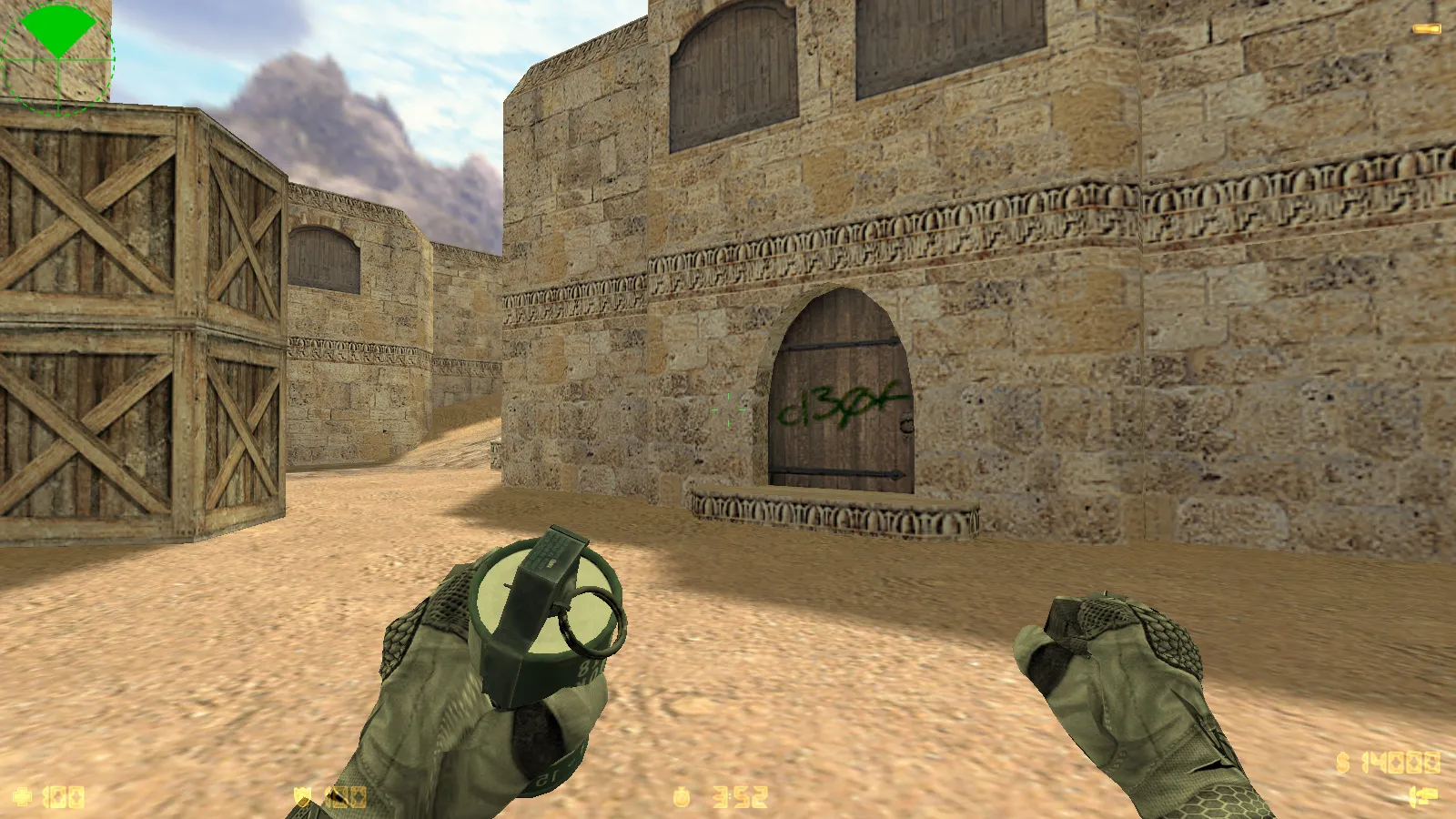 Скриншот  CS 1.6 Insane — сборка с 29 моделями оружия, темным меню, новыми перчатками, звуками и оптимизированным config.cfg