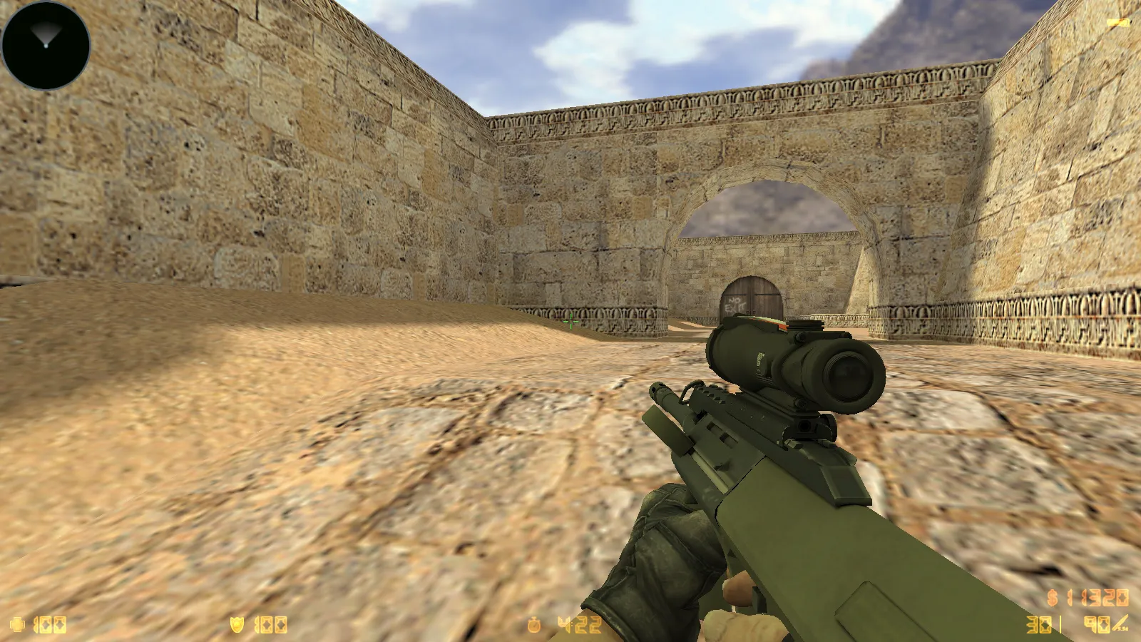 Скриншот  CS 1.6 Insurgency: тематические моды, 10 апгрейдов, оружие v_/p_/w_, звуки и оптимизированный конфиг