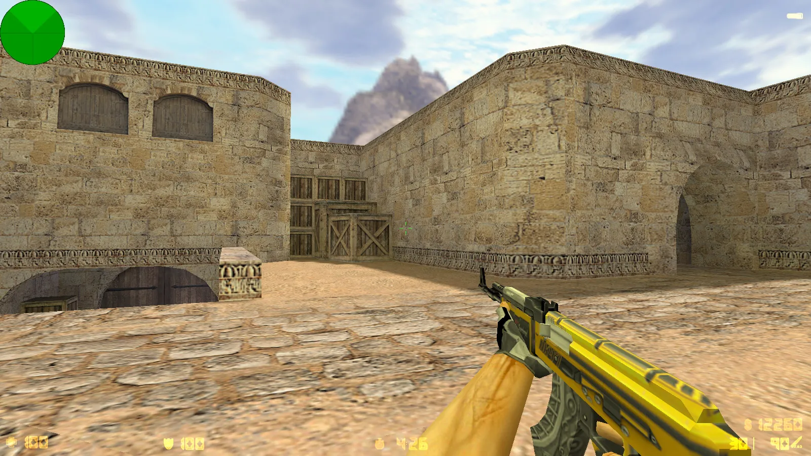 Скриншот CS 1.6 от JERRY: блогерская сборка с CS2-скинами, звуками, музыкой меню и стабильным FPS