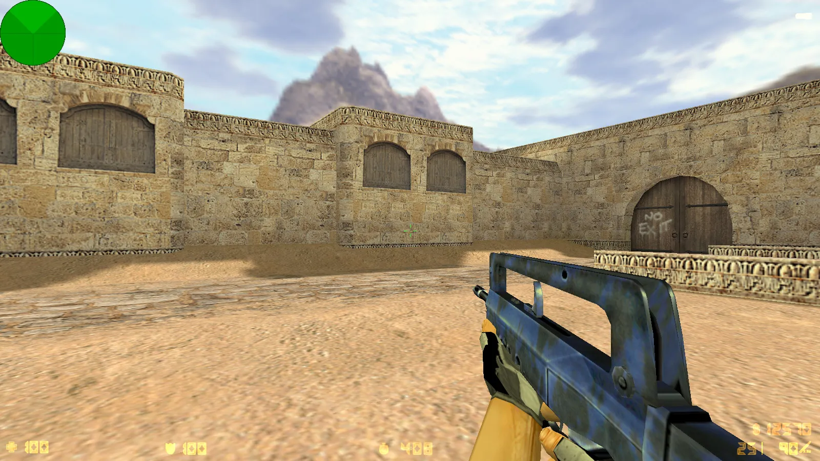 Скриншот  CS 1.6 от JERRY: блогерская сборка с CS2-скинами, звуками, музыкой меню и стабильным FPS