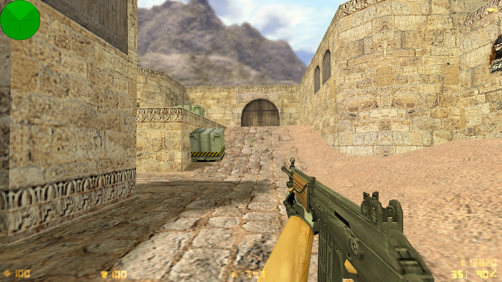 Скриншот  CS 1.6 от JERRY: блогерская сборка с CS2-скинами, звуками, музыкой меню и стабильным FPS