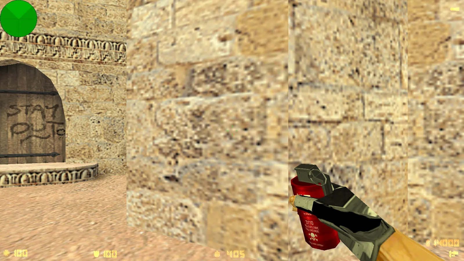 Скриншот  CS 1.6 от JERRY: блогерская сборка с CS2-скинами, звуками, музыкой меню и стабильным FPS