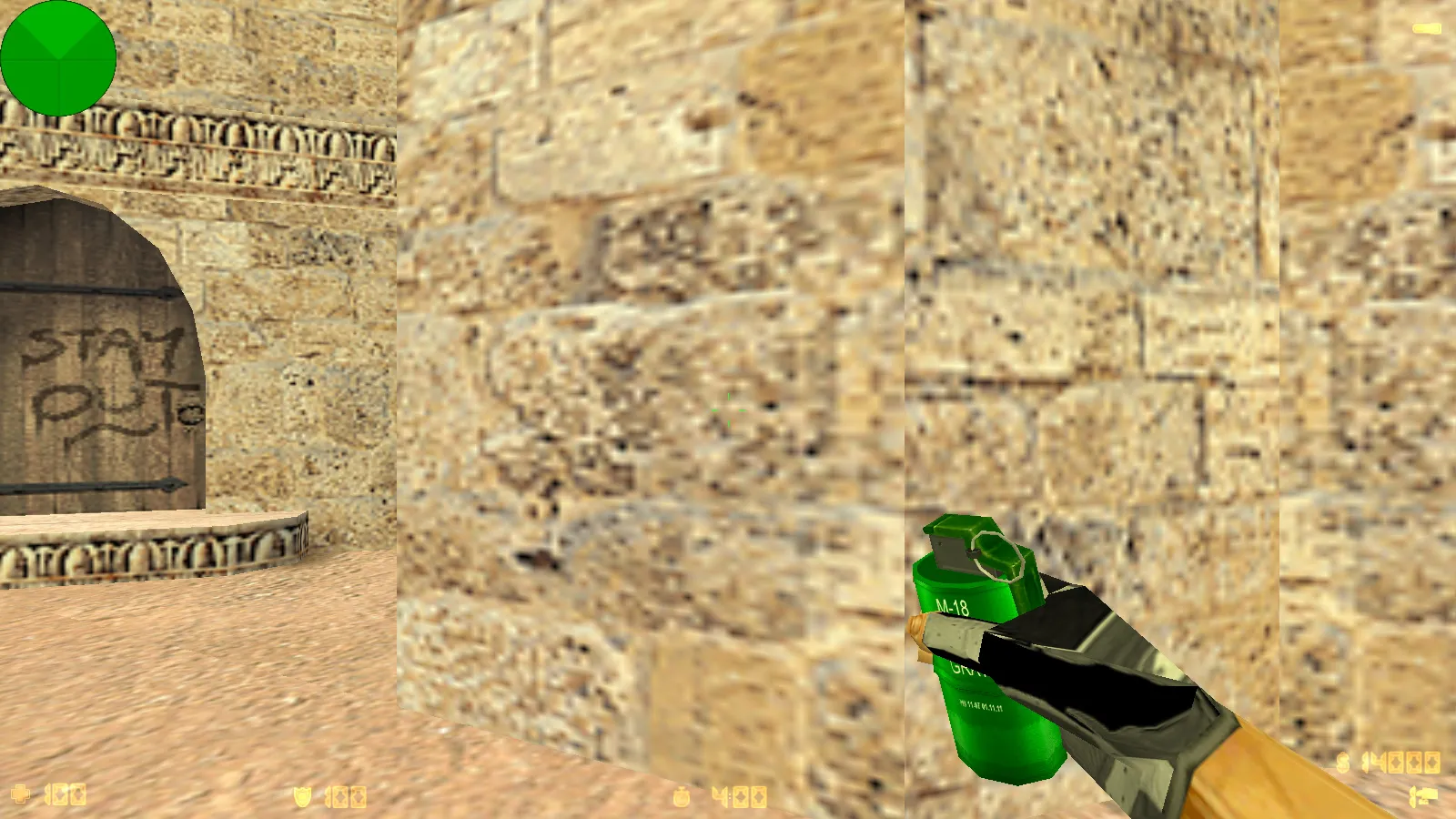 Скриншот  CS 1.6 от JERRY: блогерская сборка с CS2-скинами, звуками, музыкой меню и стабильным FPS