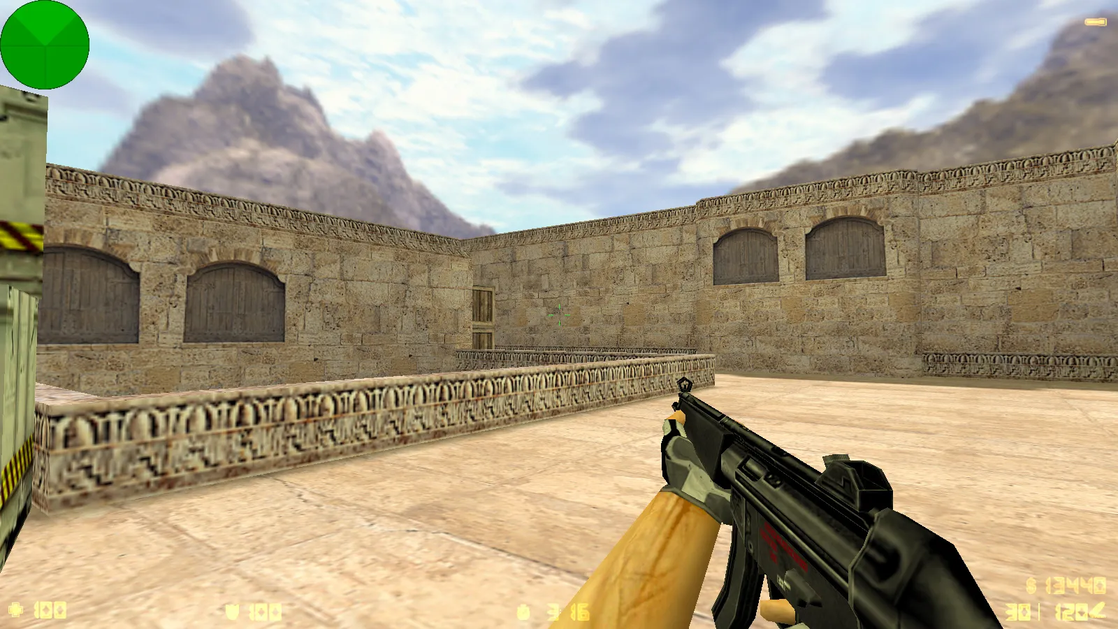 Скриншот  CS 1.6 от JERRY: блогерская сборка с CS2-скинами, звуками, музыкой меню и стабильным FPS