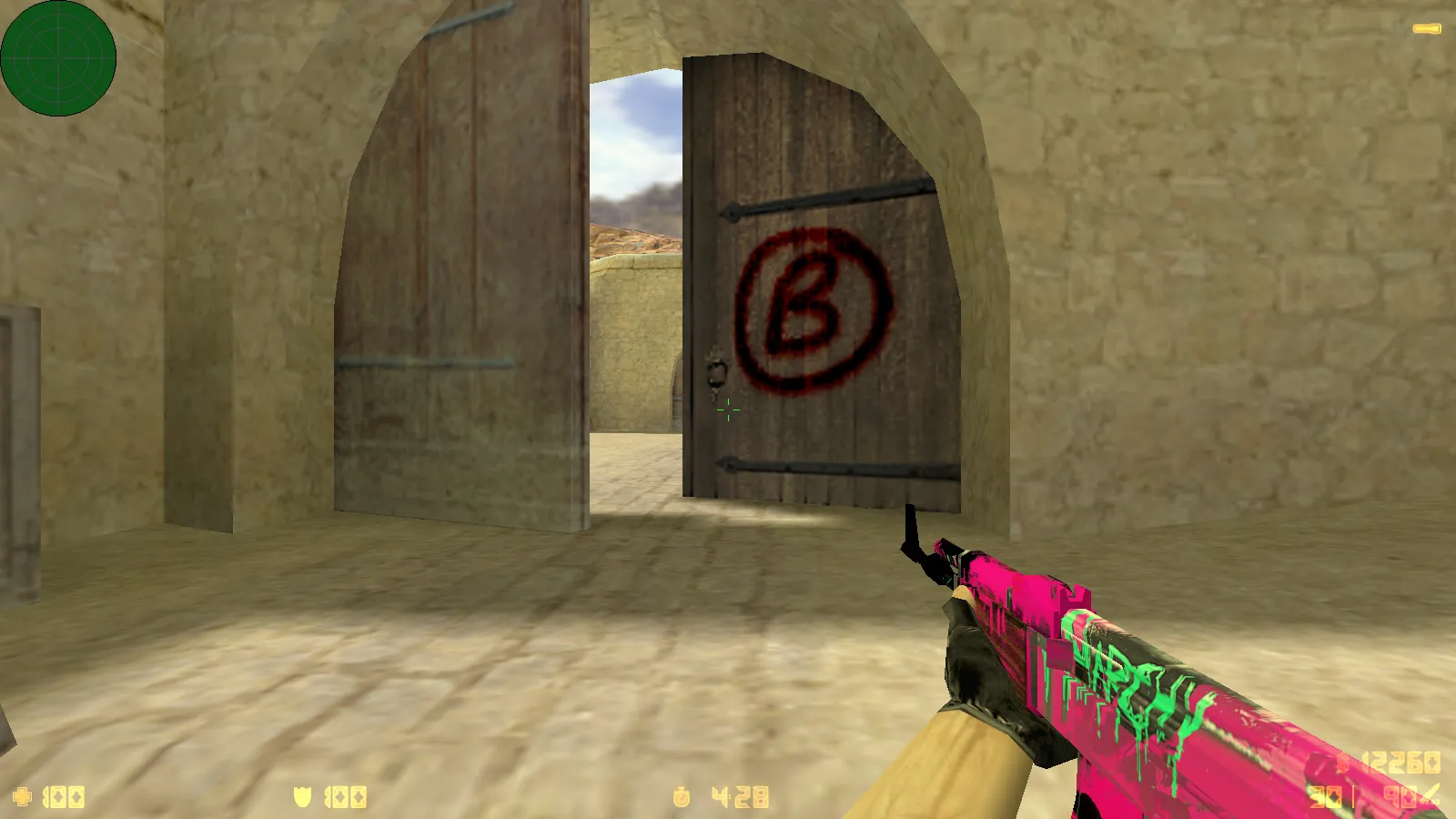 Скриншот CS 1.6 от K.C1337: блогерская сборка с 9 новшествами, 18 скинами, темой меню и оптимизированным конфигом