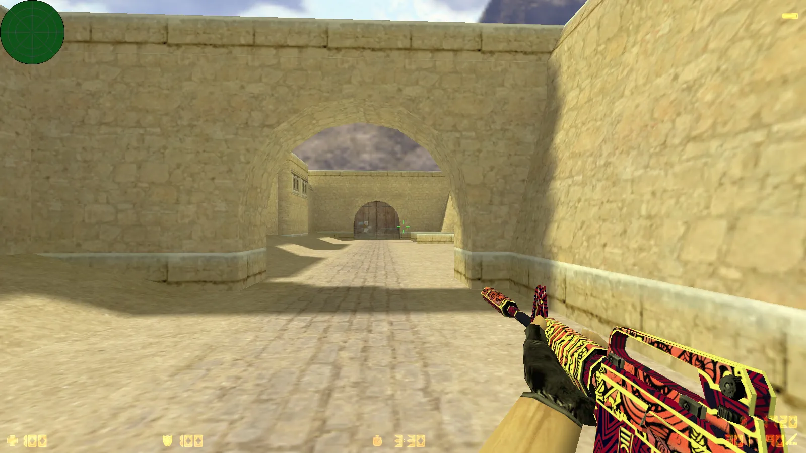 Скриншот CS 1.6 от K.C1337: блогерская сборка с 9 новшествами, 18 скинами, темой меню и оптимизированным конфигом