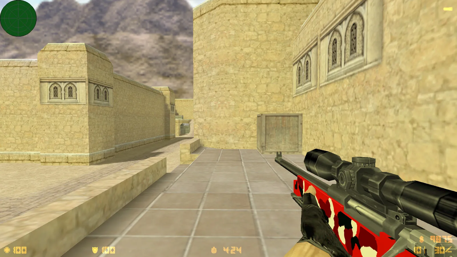 Скриншот  CS 1.6 от K.C1337: блогерская сборка с 9 новшествами, 18 скинами, темой меню и оптимизированным конфигом