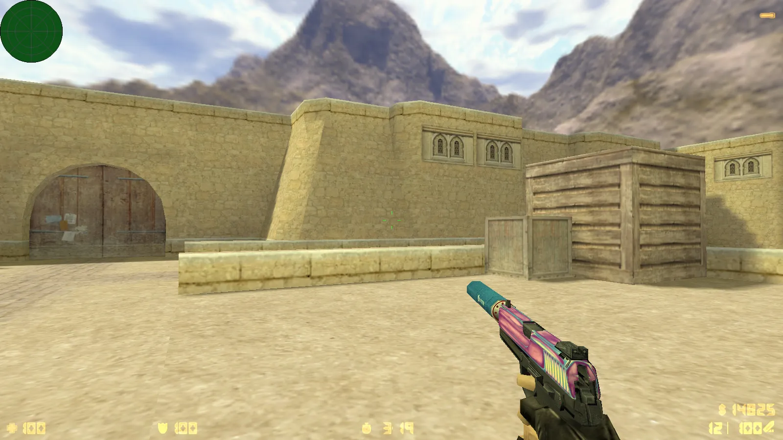 Скриншот  CS 1.6 от K.C1337: блогерская сборка с 9 новшествами, 18 скинами, темой меню и оптимизированным конфигом