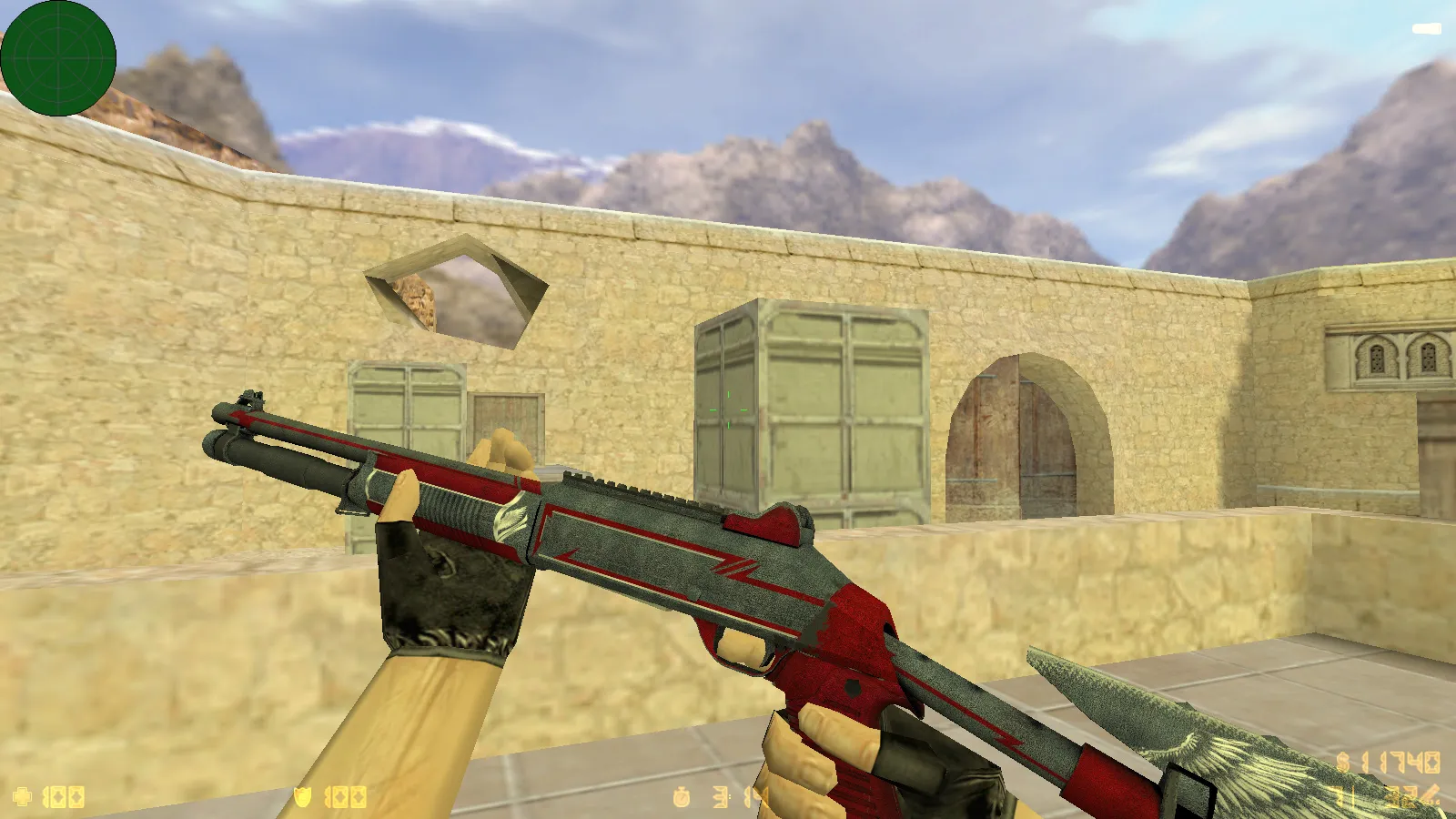 Скриншот  CS 1.6 от K.C1337: блогерская сборка с 9 новшествами, 18 скинами, темой меню и оптимизированным конфигом