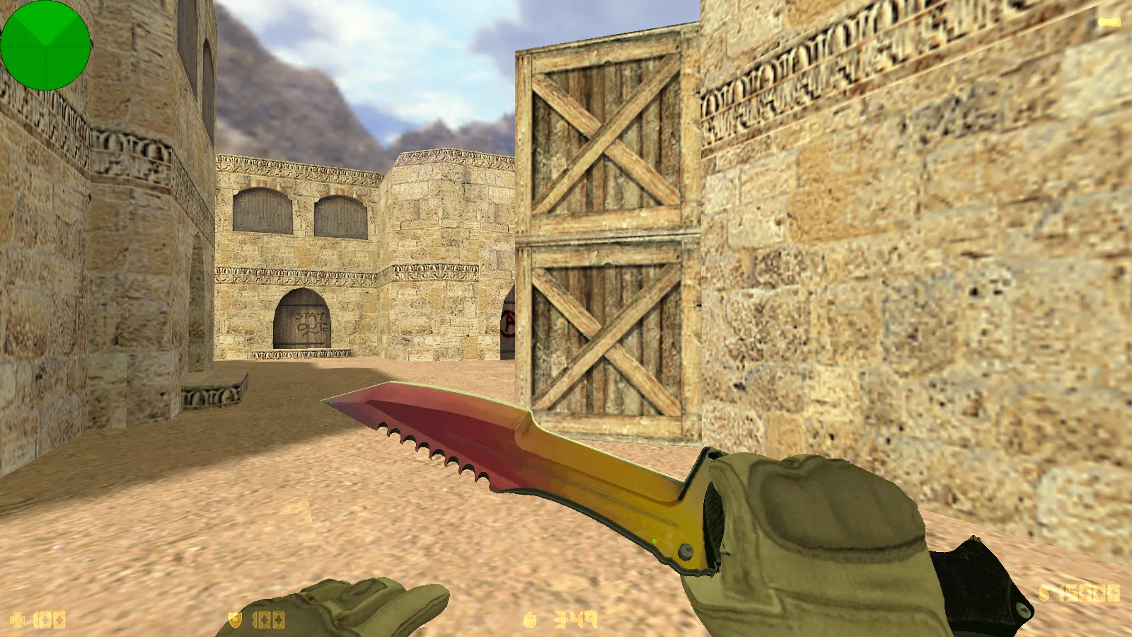 Скриншот CS 1.6 от Kaybik: блогерская сборка с 8 апгрейдами, скинами, звуками, музыкой и оптимизированным config.cfg