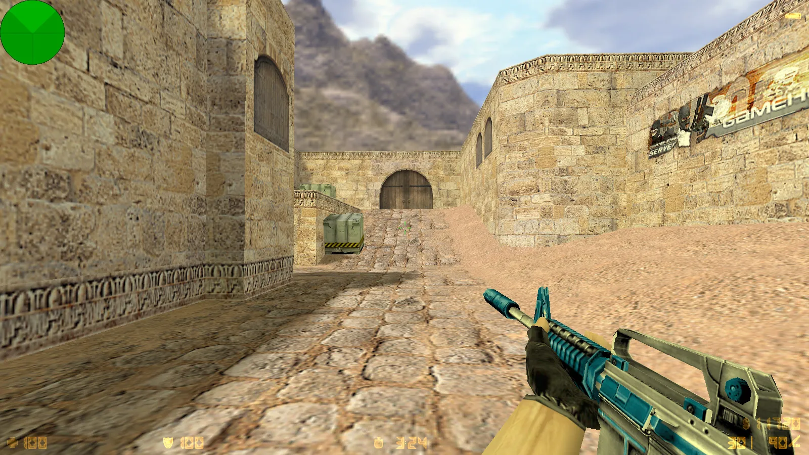 Скриншот CS 1.6 от Kaybik: блогерская сборка с 8 апгрейдами, скинами, звуками, музыкой и оптимизированным config.cfg