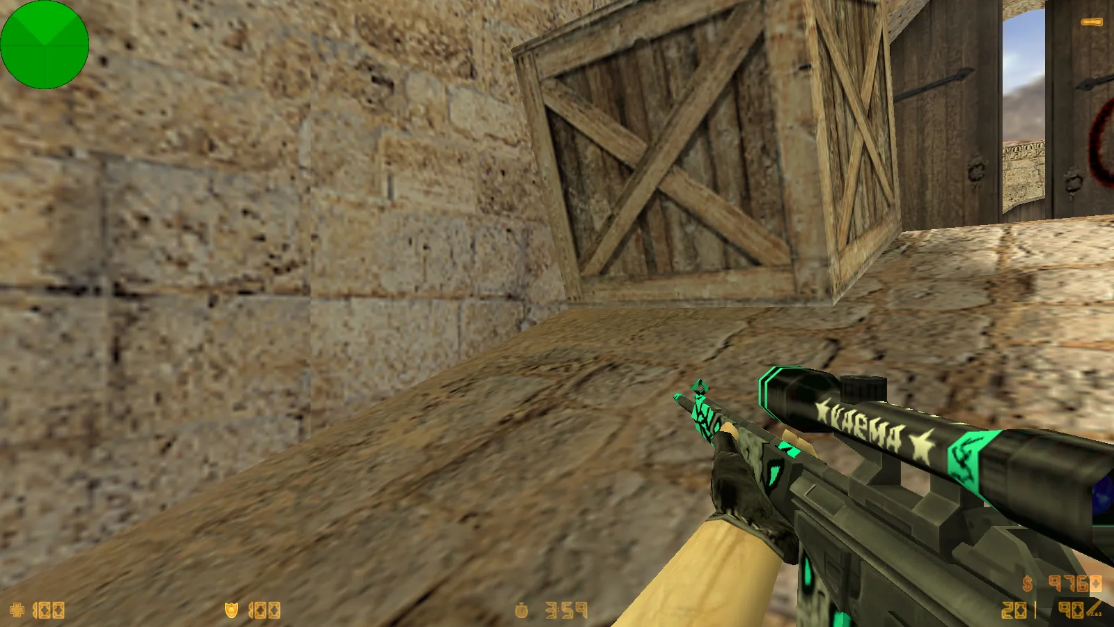 Скриншот  CS 1.6 от Kaybik: блогерская сборка с 8 апгрейдами, скинами, звуками, музыкой и оптимизированным config.cfg