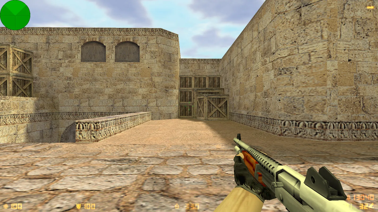 Скриншот  CS 1.6 от Kaybik: блогерская сборка с 8 апгрейдами, скинами, звуками, музыкой и оптимизированным config.cfg