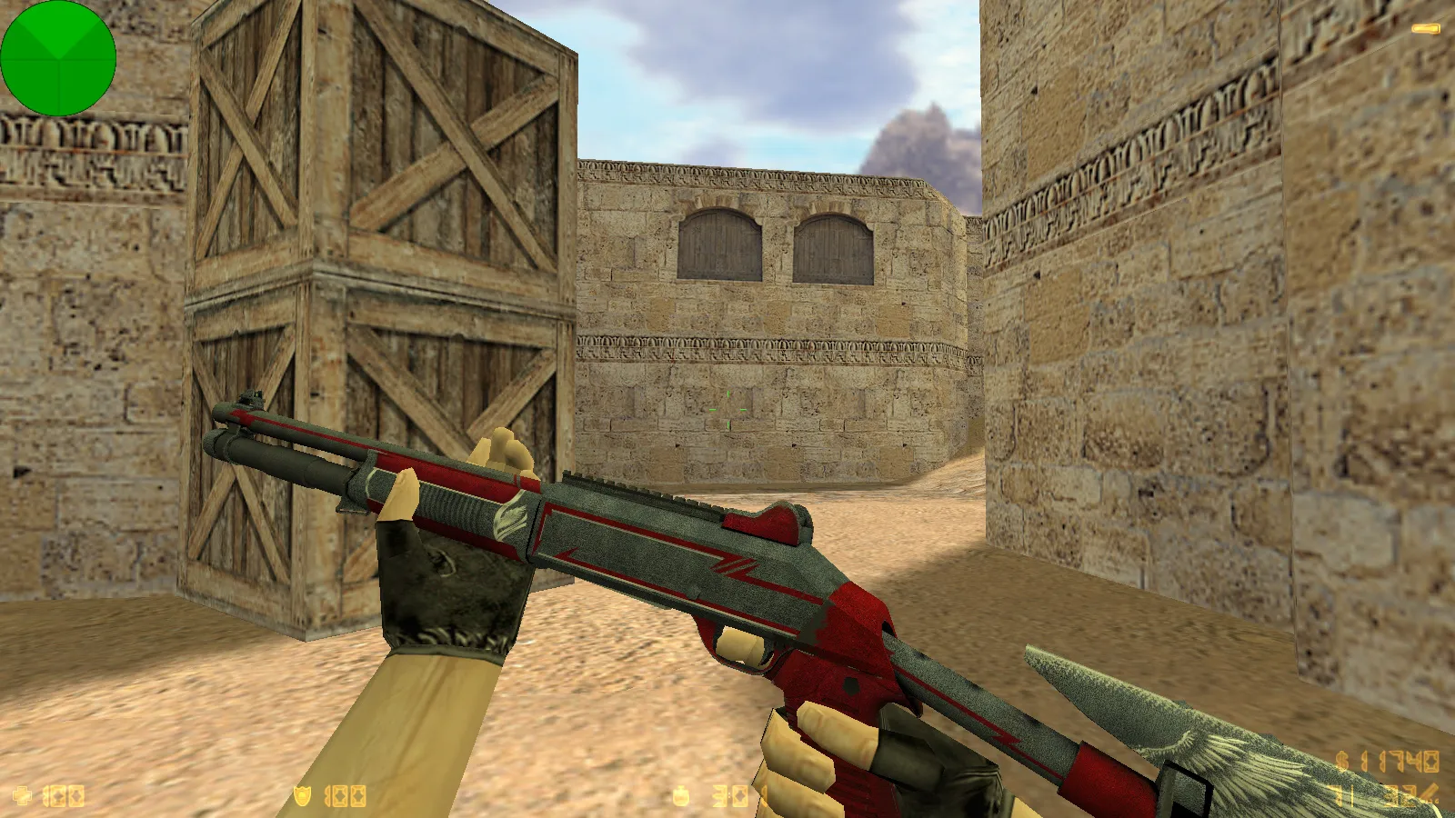 Скриншот  CS 1.6 от Kaybik: блогерская сборка с 8 апгрейдами, скинами, звуками, музыкой и оптимизированным config.cfg