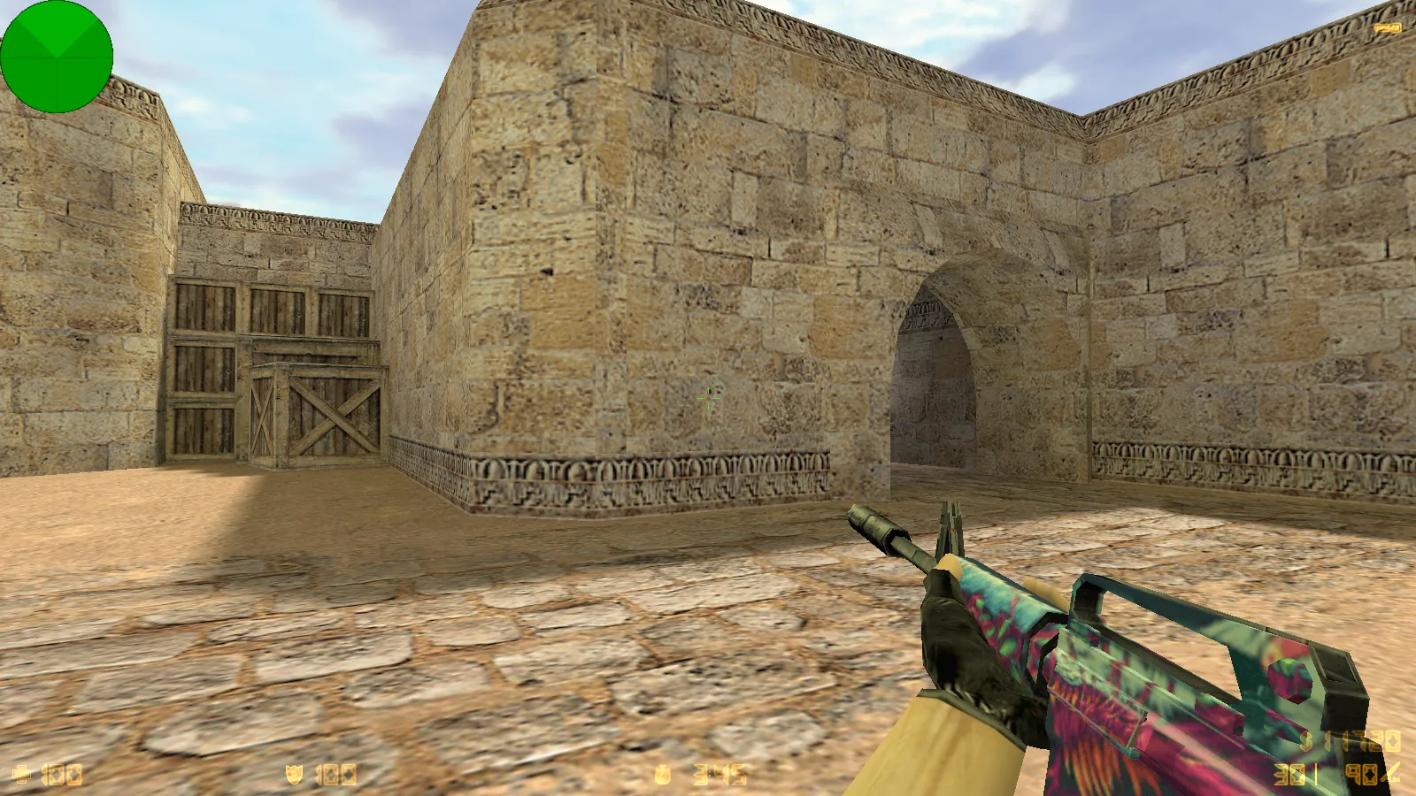 Скриншот CS 1.6 от Ker1k Show: блогерская сборка, скины, черное меню, музыка и оптимизированный конфиг